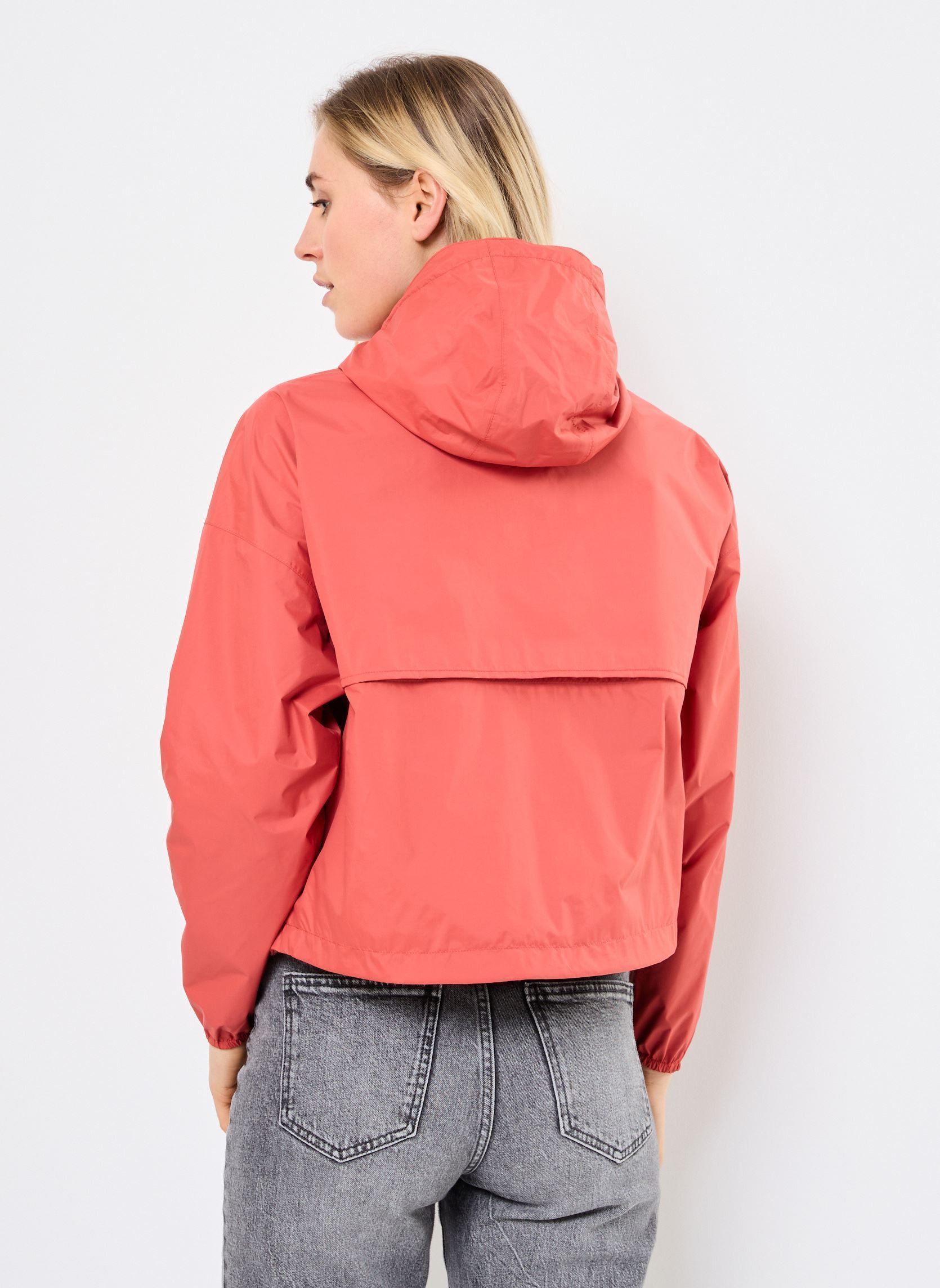 Regenjacken Laurette Eco Plus Double Woman damen rot K-Way Regenjacken Laurette Eco Plus Double Woman damen rot RED JASPER - RED BROWNISH