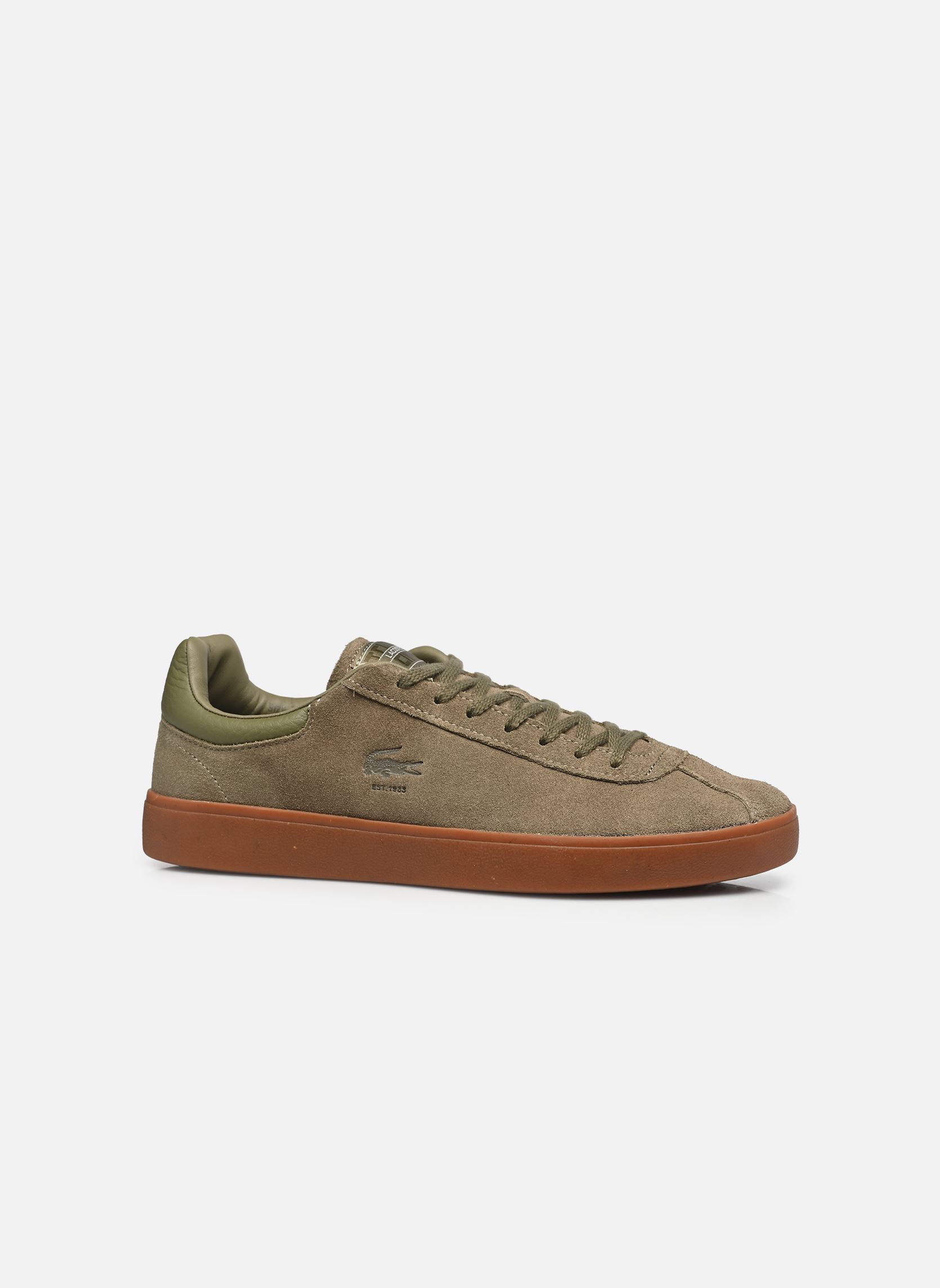 Baskets basses Baseshot M homme vert Lacoste Baskets basses Baseshot M homme vert KHK/GUM