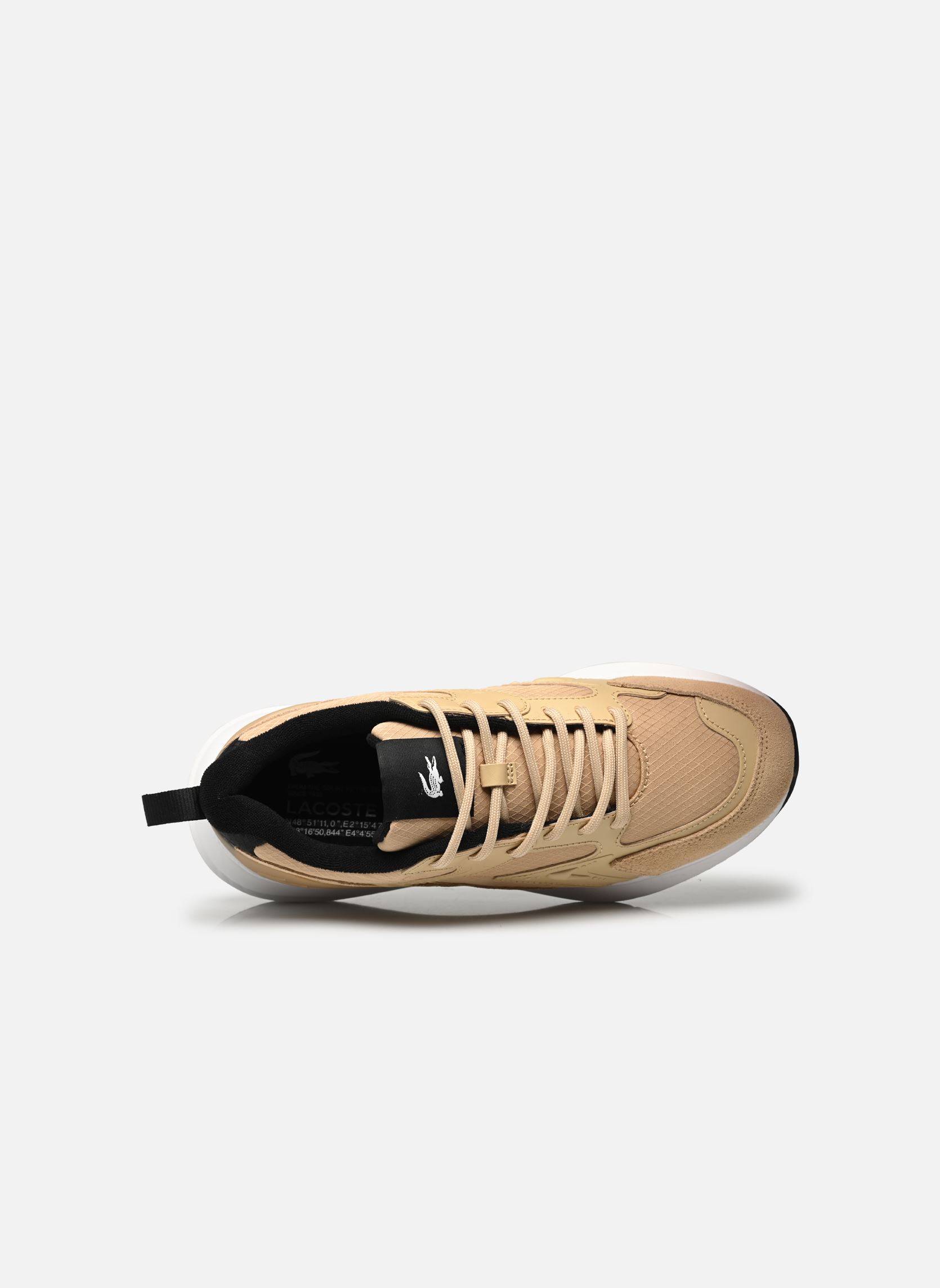 Scarpe da corsa L003 Evo M uomo beige Lacoste Scarpe da corsa L003 Evo M uomo beige LT BRW/WHT