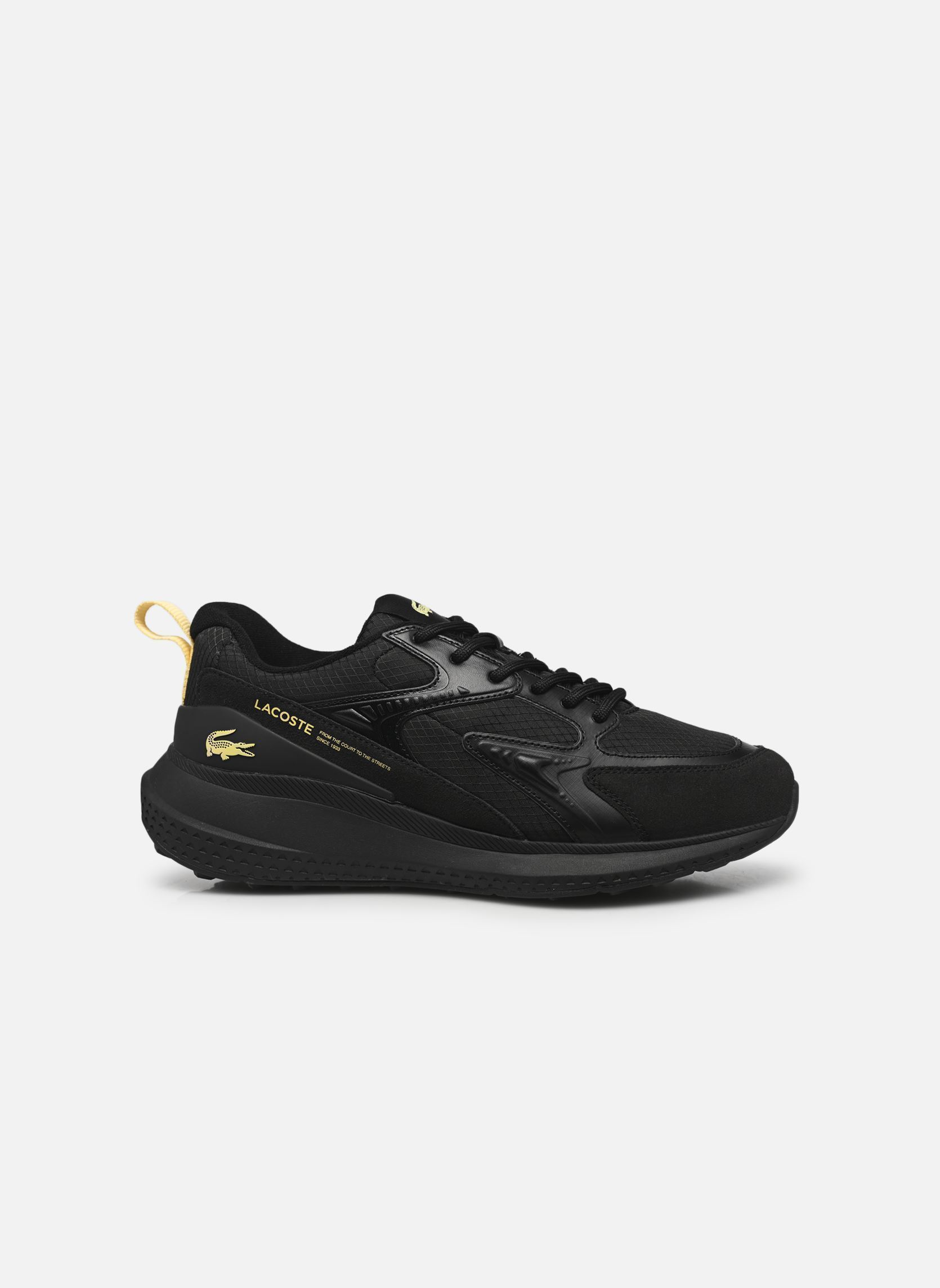 Hardloopschoenen L003 Evo M heren zwart Lacoste Hardloopschoenen L003 Evo M heren zwart BLK/LT YLW