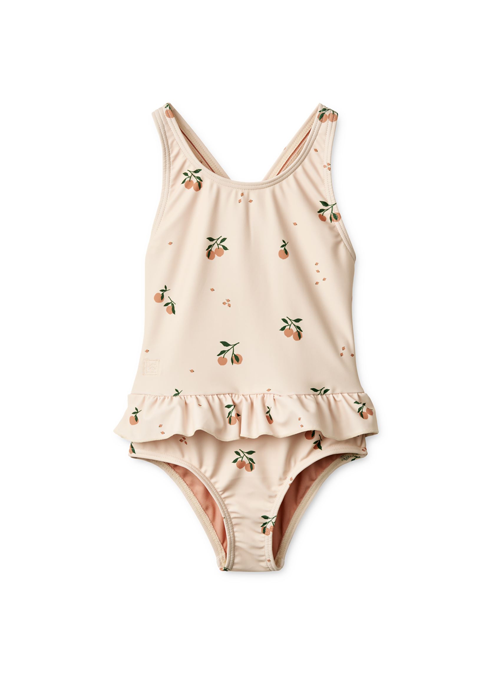 Einteiler Amara Printed Swimsuit mädchen beige Liewood Einteiler Amara Printed Swimsuit mädchen beige Peach Sea shell