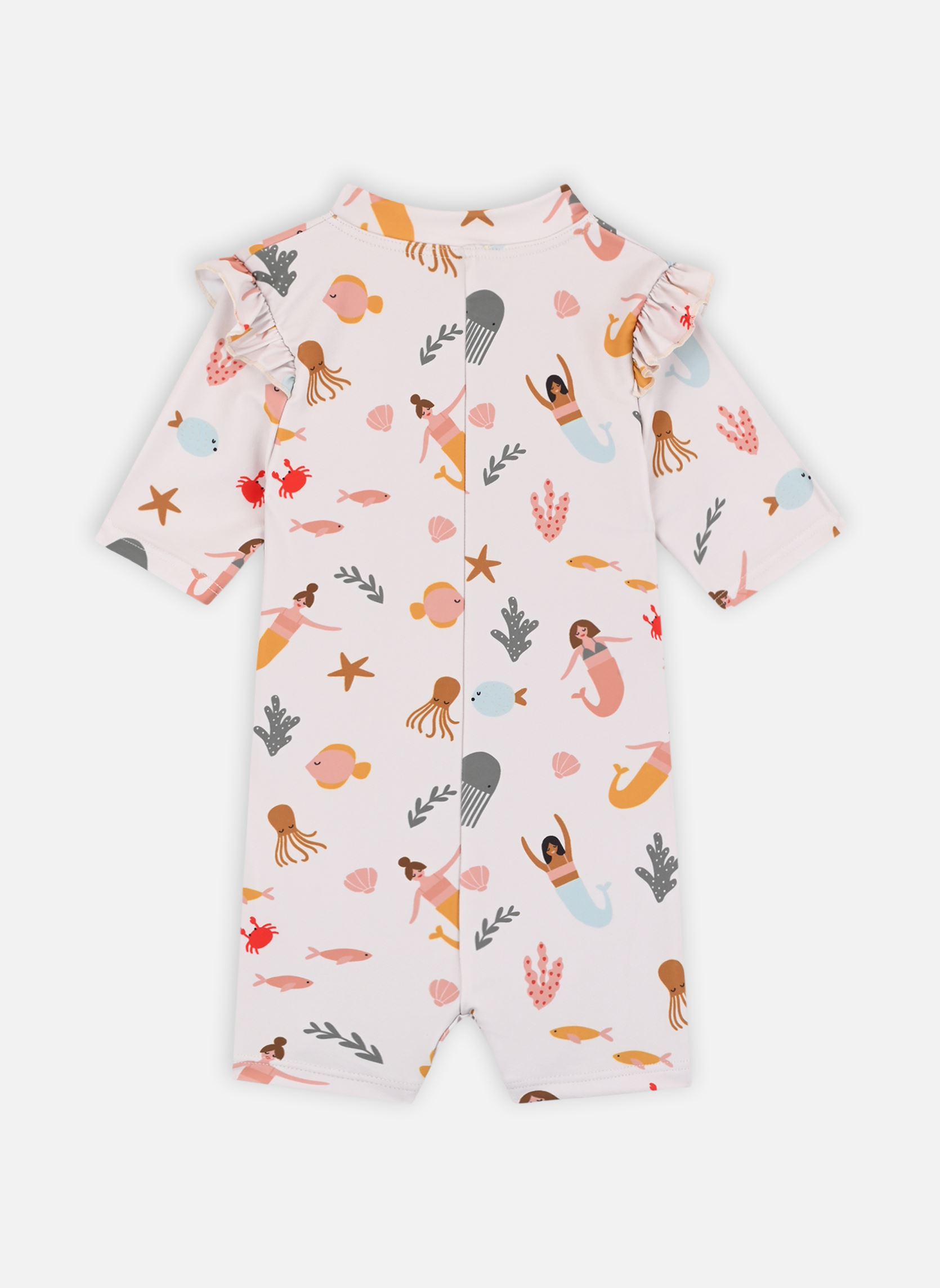 Onesie Amel Printed Swim Jumpsuit meisjes wit Liewood Onesie Amel Printed Swim Jumpsuit meisjes wit MERMAIDS / SANDY
