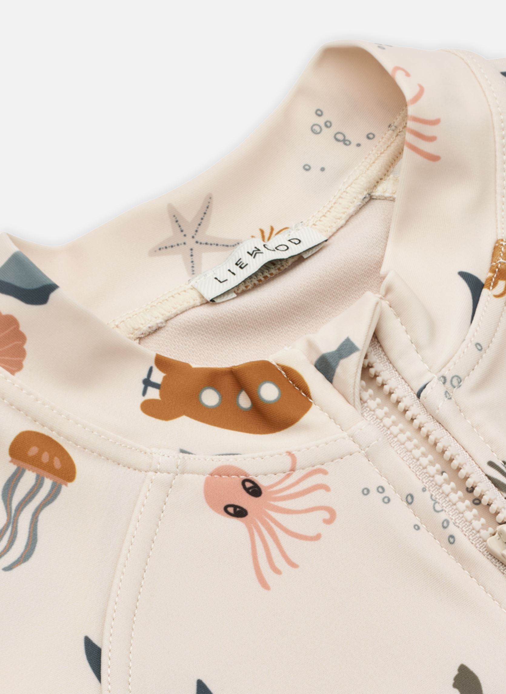 1 pièces Max Printed Swim Jumpsuit fille blanc Liewood 1 pièces Max Printed Swim Jumpsuit fille blanc SEA CREATURE SANDY