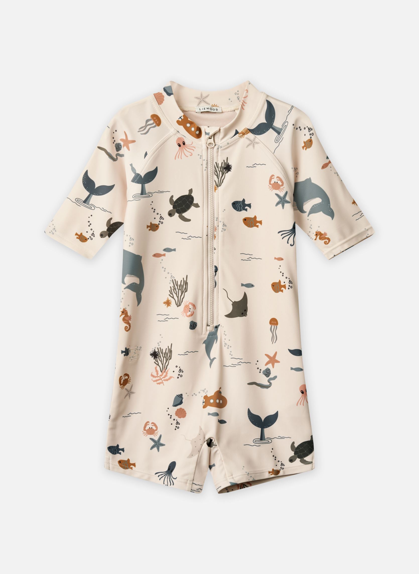 1 pièces Max Printed Swim Jumpsuit fille blanc Liewood 1 pièces Max Printed Swim Jumpsuit fille blanc SEA CREATURE SANDY