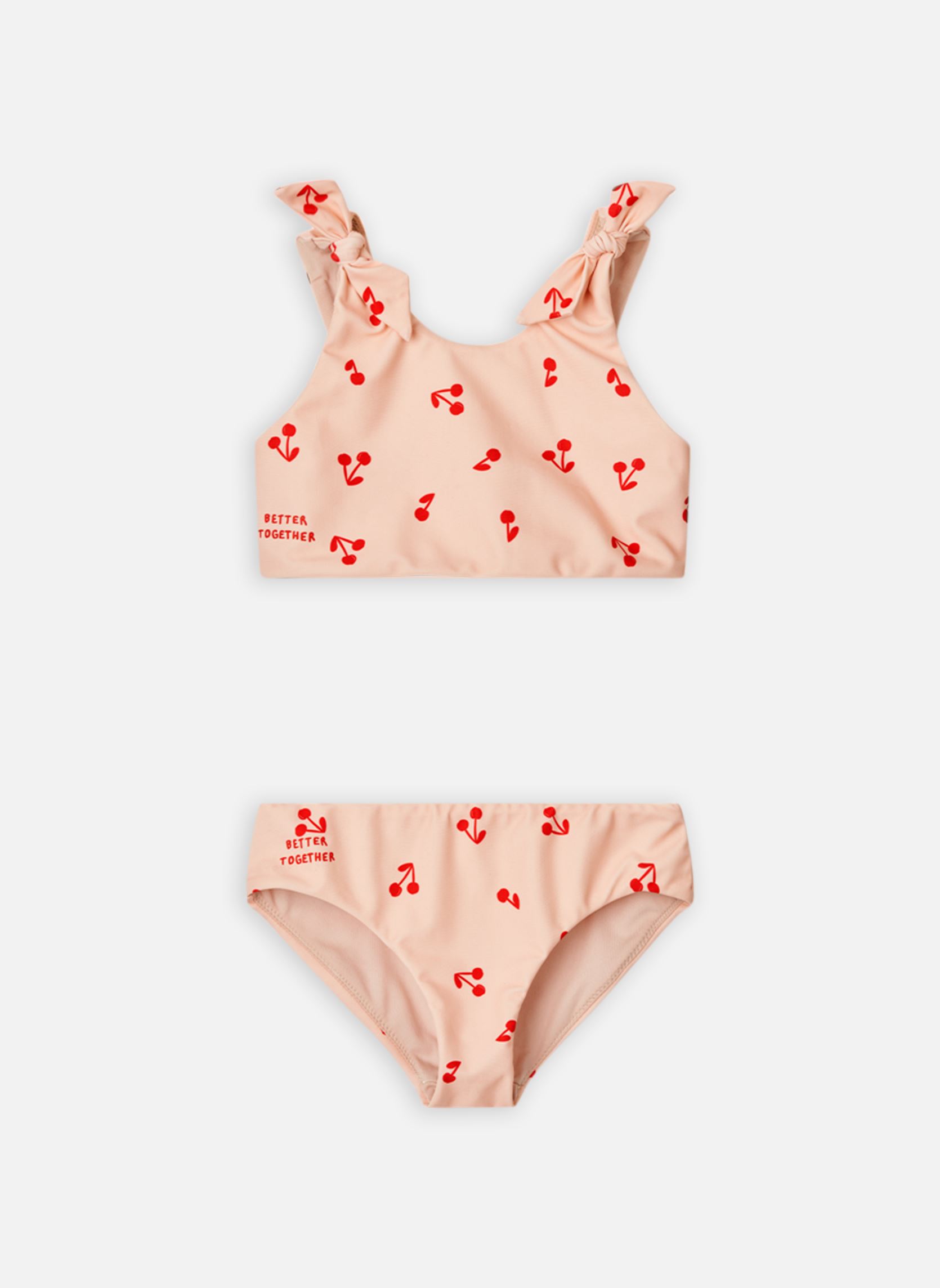 2 pièces Bow Printed Bikini Set fille rose Liewood 2 pièces Bow Printed Bikini Set fille rose Cherries / Apple blossom