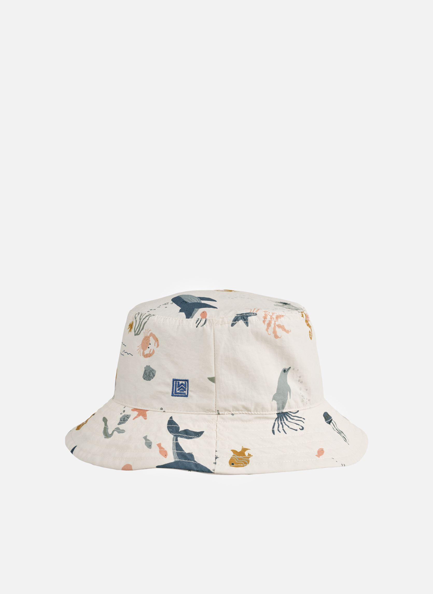 Chapeaux Damon Printed bucket hat blanc Liewood Chapeaux Damon Printed bucket hat blanc SEA CREATURE SANDY
