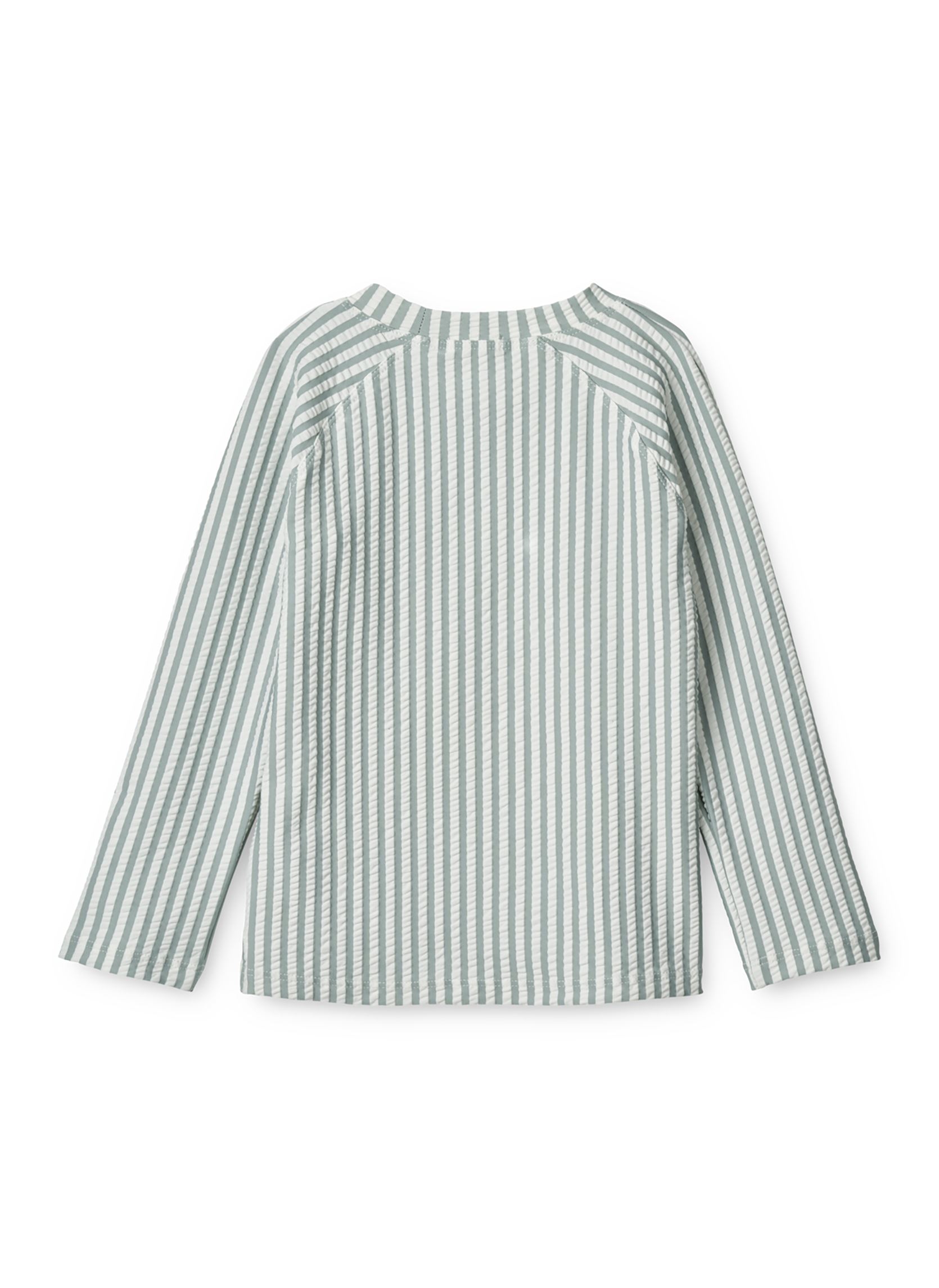 T-Shirts Noah seersucker swim tee blau Liewood T-Shirts Noah seersucker swim tee blau YD STRIPE: SEA BLUEWHITE