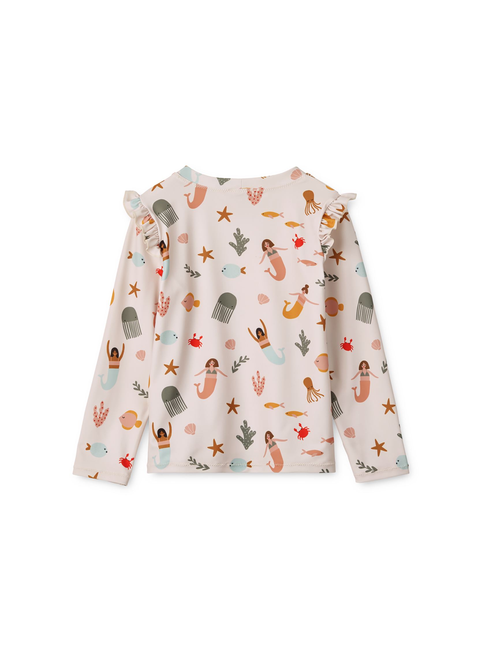 Bikini Tenley Printed Swim Tee meisjes wit Liewood Bikini Tenley Printed Swim Tee meisjes wit MERMAIDS / SANDY