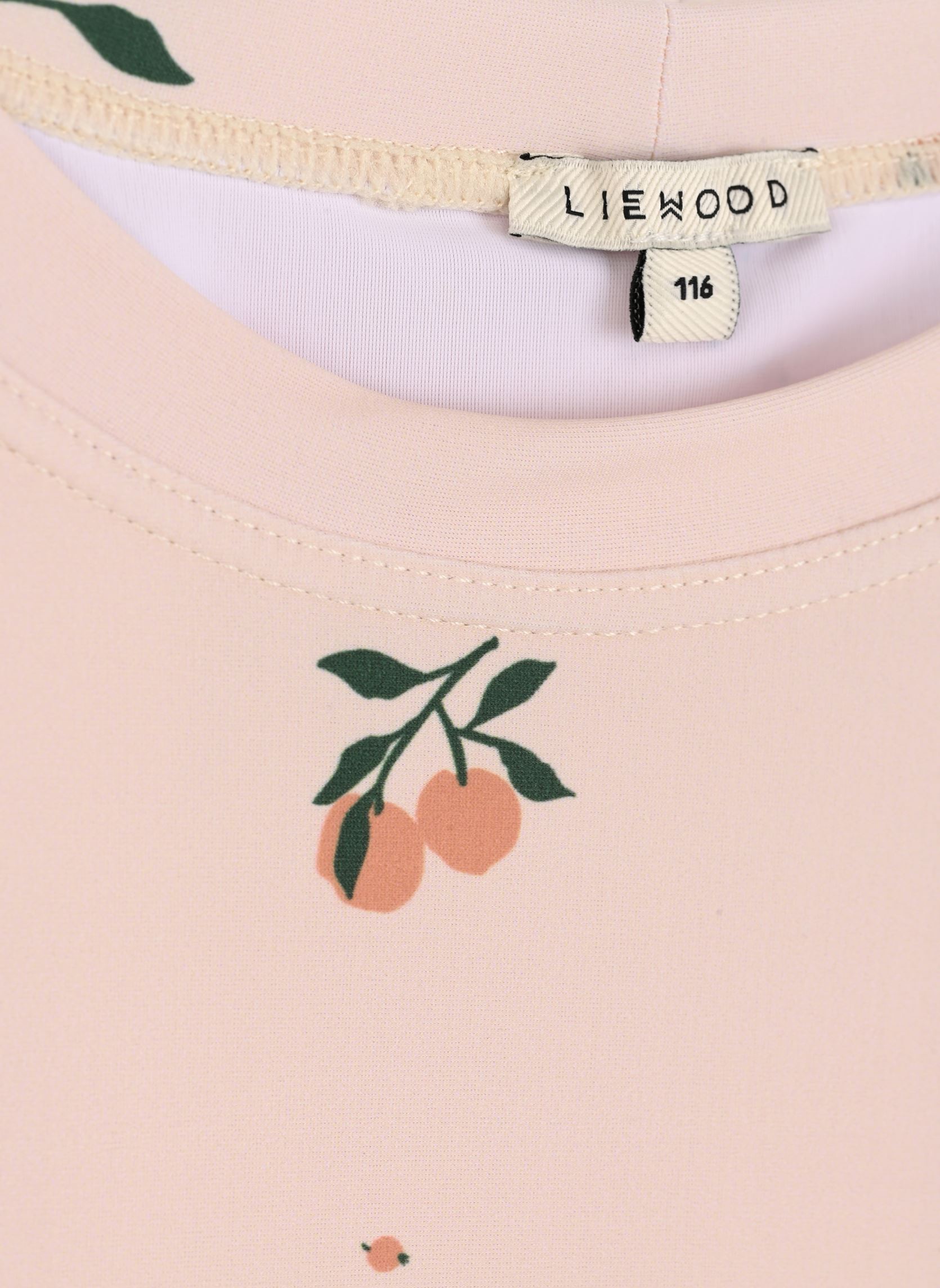 Bikini Tenley Printed Swim Tee meisjes wit Liewood Bikini Tenley Printed Swim Tee meisjes wit Peach / Sea shell