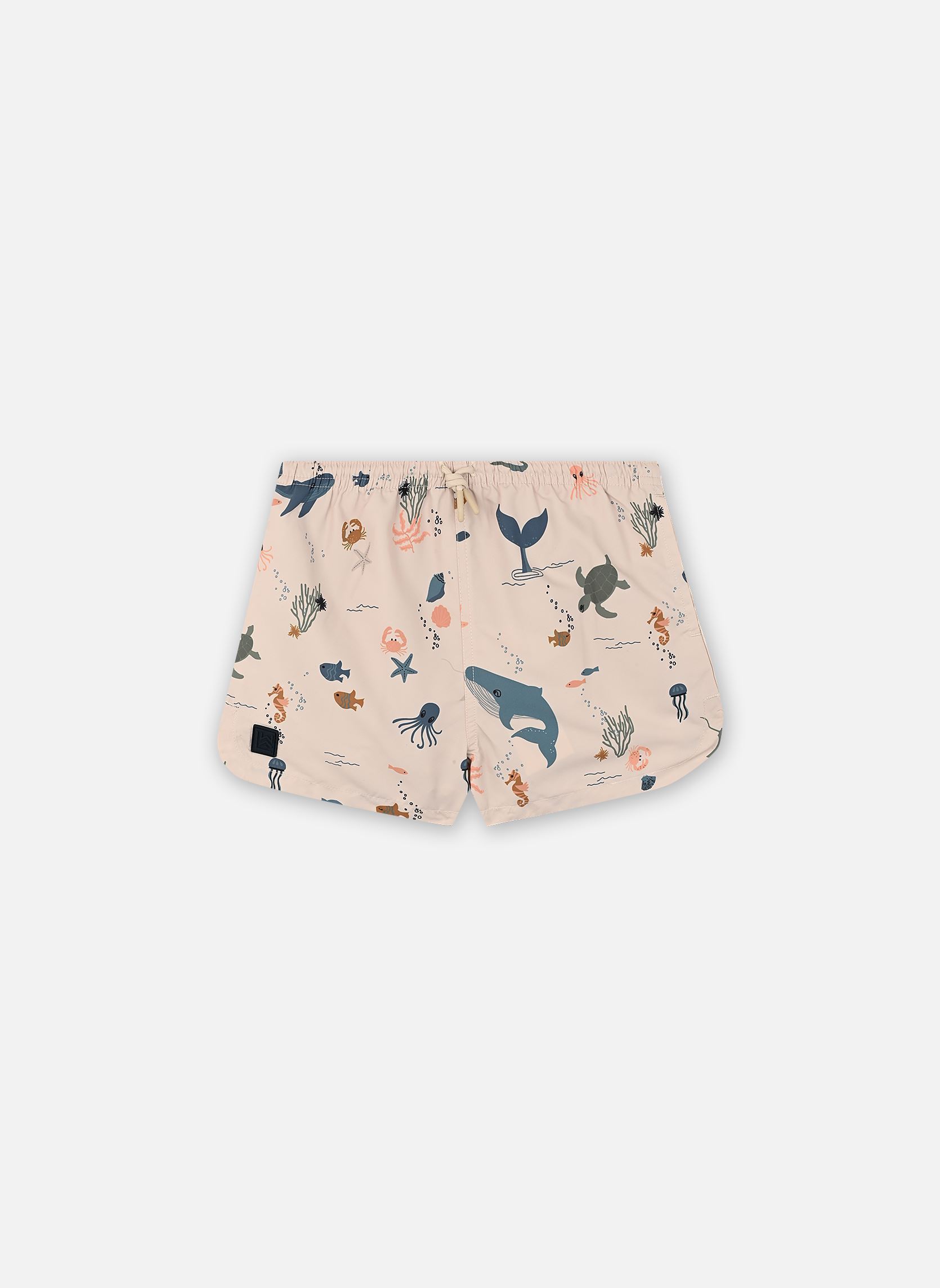 Shorts de bain Aiden Printed Board Shorts garçon blanc Liewood Shorts de bain Aiden Printed Board Shorts garçon blanc Sea creature / Sandy