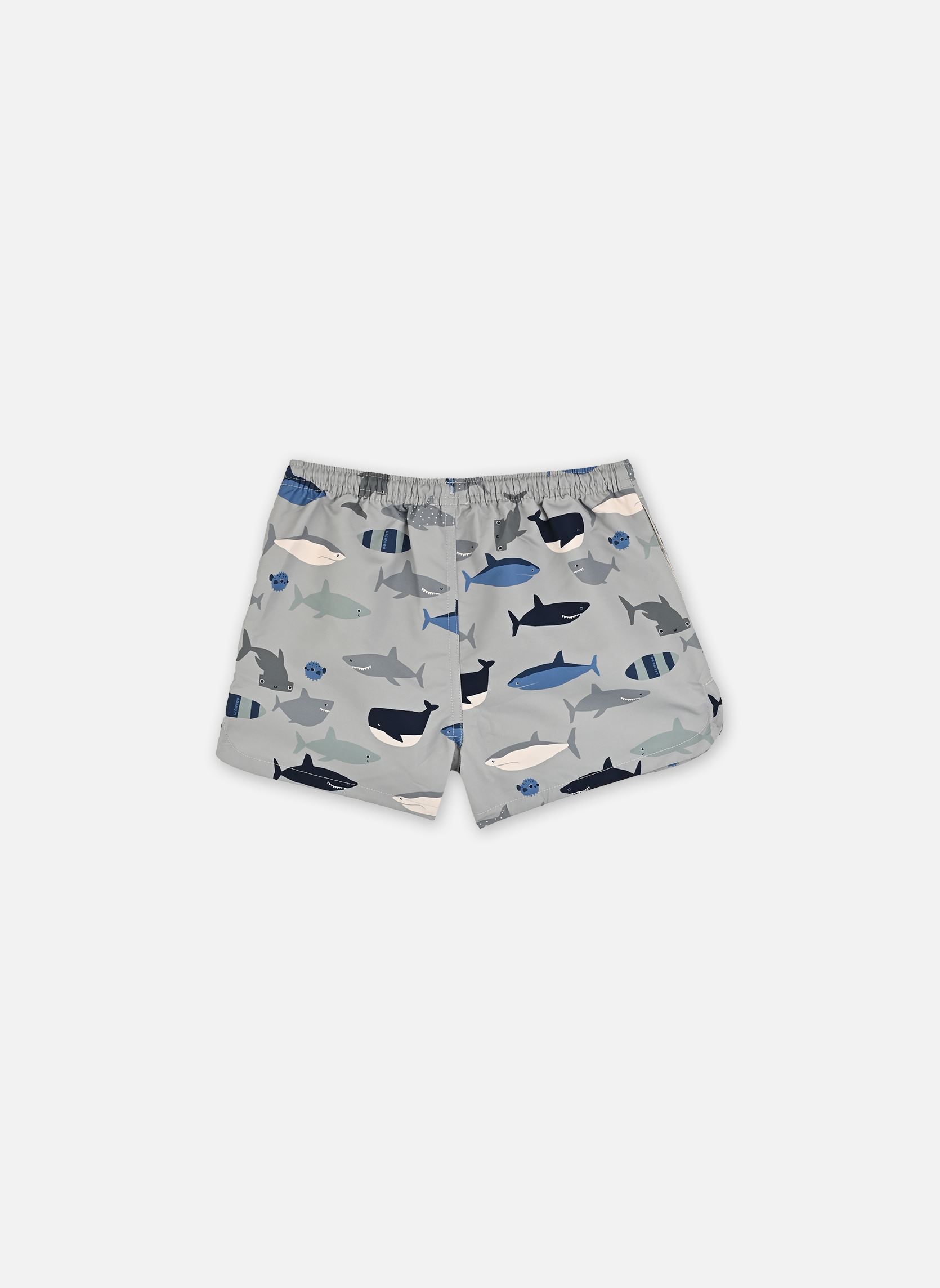 Shorts de bain Aiden Printed Board Shorts garçon bleu Liewood Shorts de bain Aiden Printed Board Shorts garçon bleu Shark / Dove blue