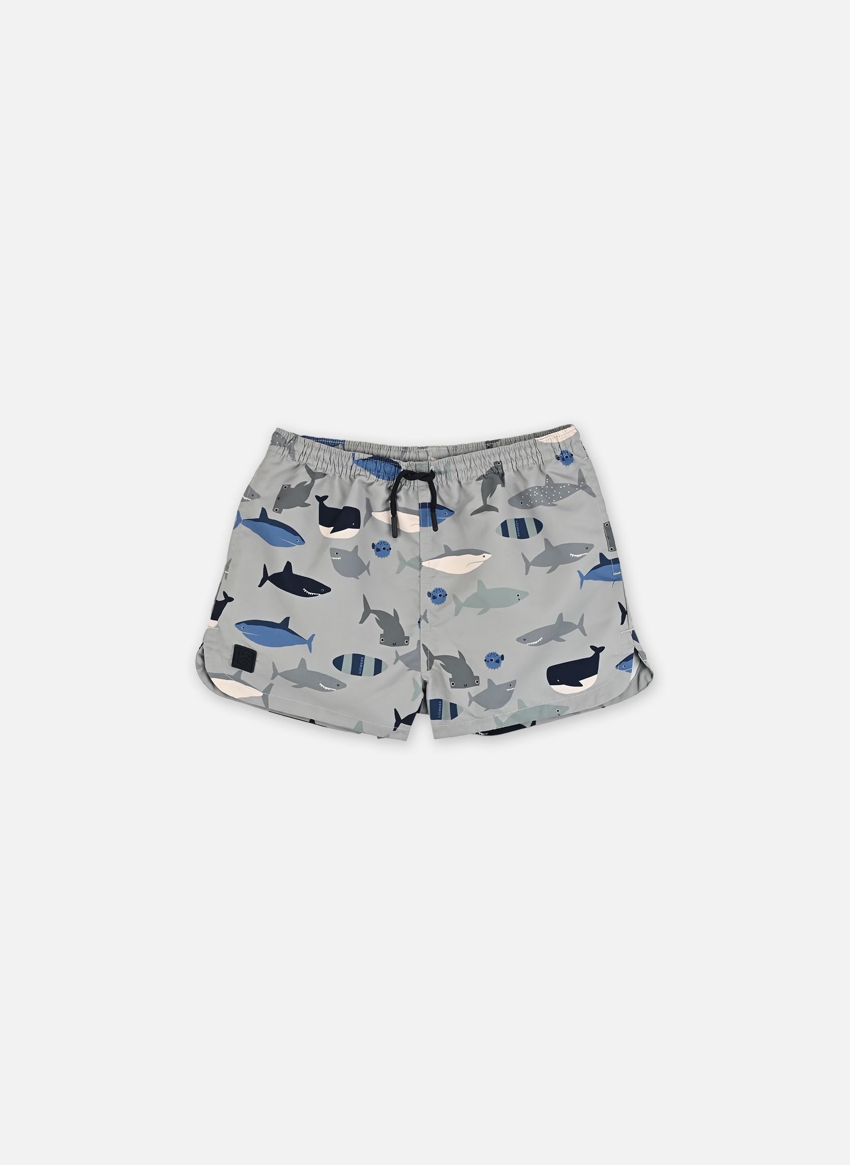 Shorts de bain Aiden Printed Board Shorts garçon bleu Liewood Shorts de bain Aiden Printed Board Shorts garçon bleu Shark / Dove blue