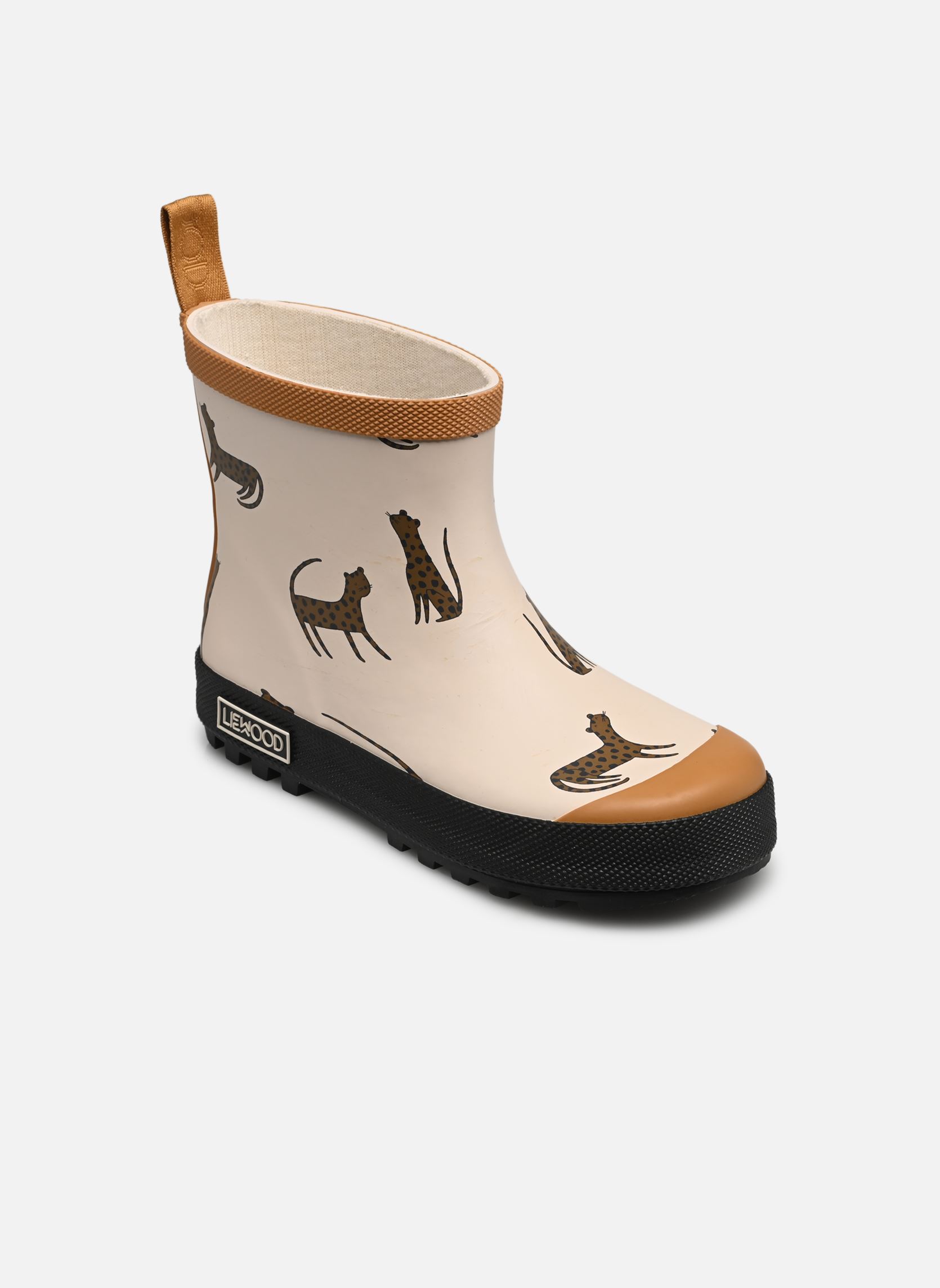 Bottes Tekla Printed Rainboot blanc Liewood Bottes Tekla Printed Rainboot blanc Leopard / Sandy