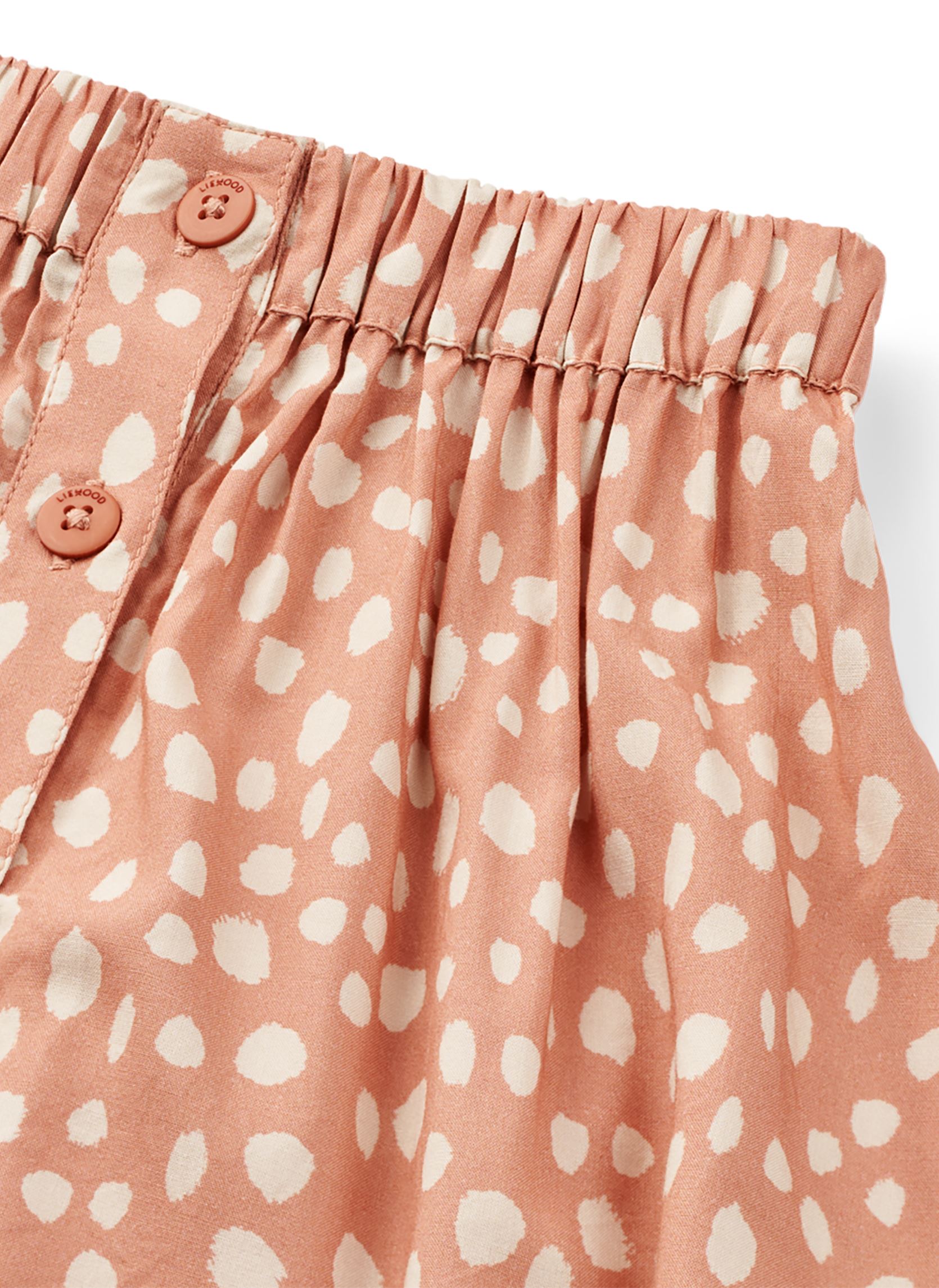 Röcke Rosita Printed Long Skirt mädchen rosa Liewood Röcke Rosita Printed Long Skirt mädchen rosa Leo spots / Tuscany rose