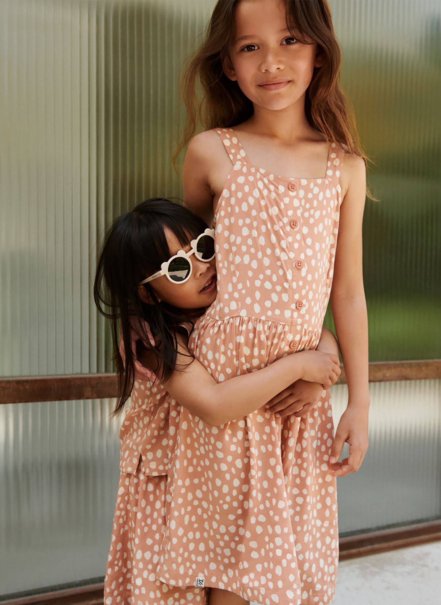 Röcke Rosita Printed Long Skirt mädchen rosa Liewood Röcke Rosita Printed Long Skirt mädchen rosa Leo spots / Tuscany rose