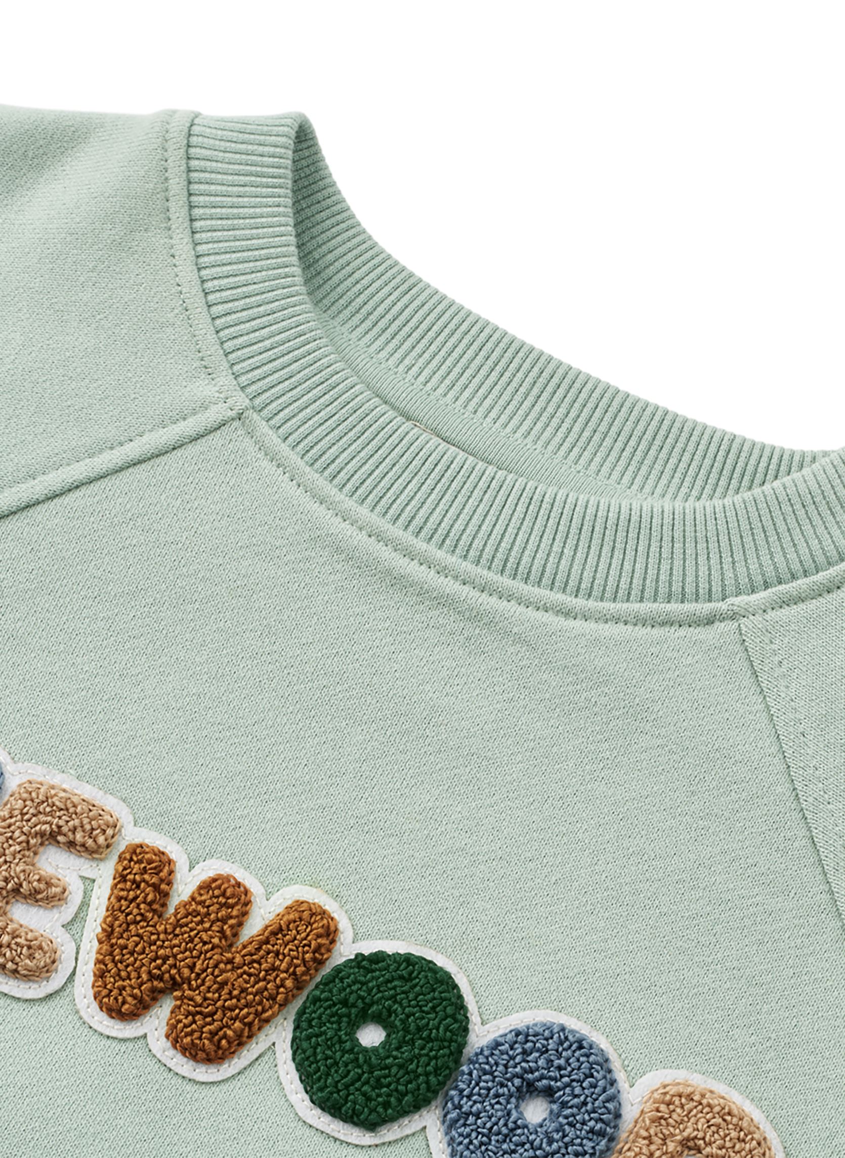 Kapuzenpullover Aude Placement Sweatshirt blau Liewood Kapuzenpullover Aude Placement Sweatshirt blau Ice blue / Sandy