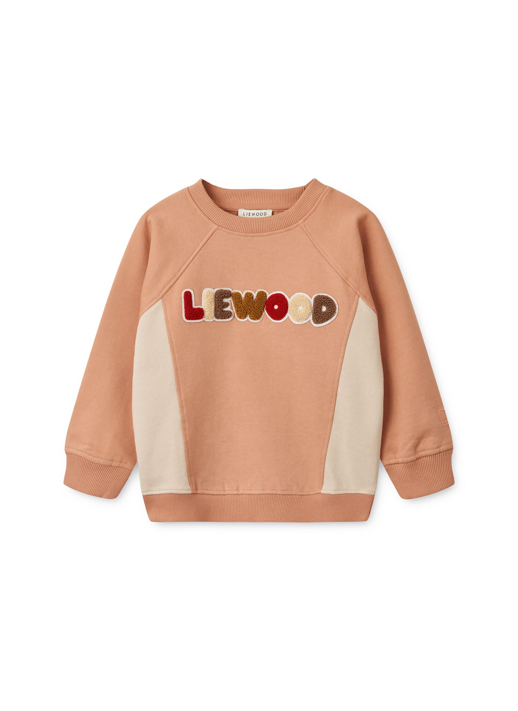 Kapuzenpullover Aude Placement Sweatshirt rosa Liewood Kapuzenpullover Aude Placement Sweatshirt rosa Pale Tuscany / Sandy mix