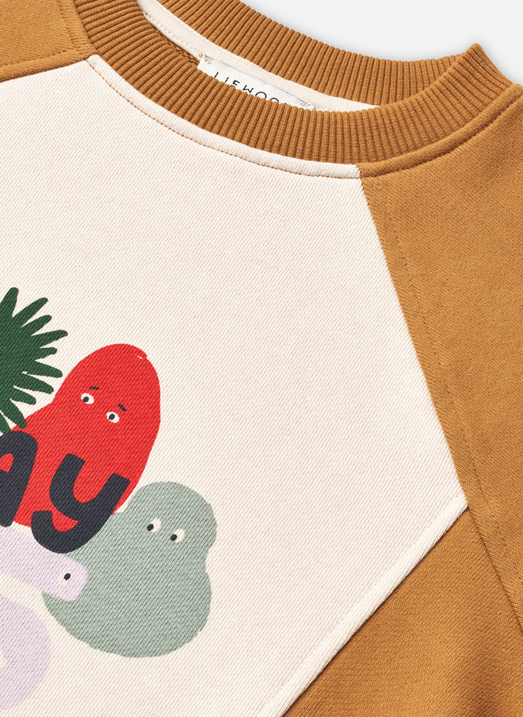 Kapuzenpullover Aude Placement Sweatshirt mehrfarbig Liewood Kapuzenpullover Aude Placement Sweatshirt mehrfarbig The liewood gang / Sandy