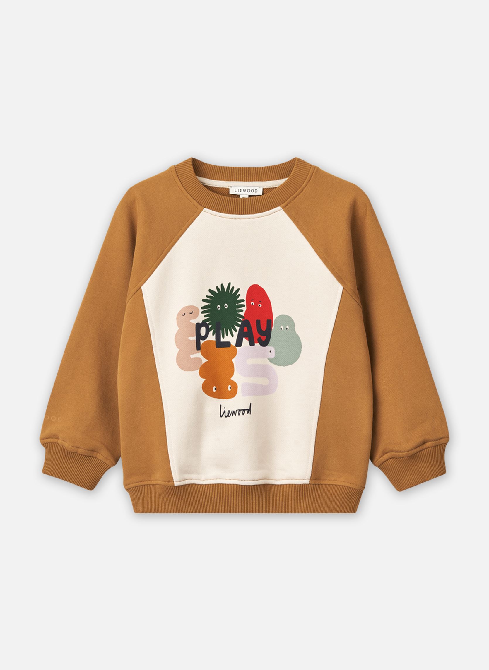 Kapuzenpullover Aude Placement Sweatshirt mehrfarbig Liewood Kapuzenpullover Aude Placement Sweatshirt mehrfarbig The liewood gang / Sandy