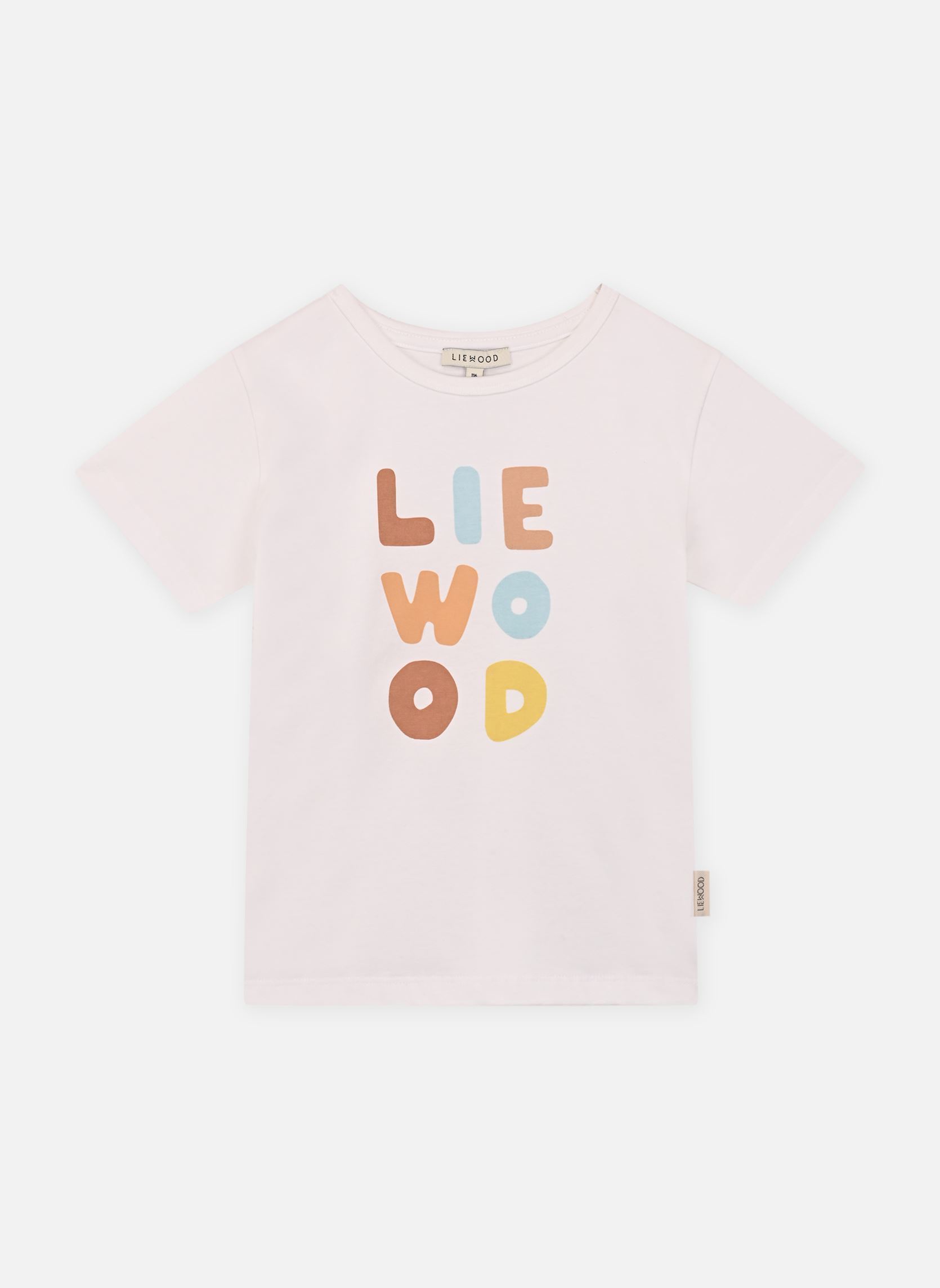 Tee-shirts manches courtes Apia Placement Shortsleeve T-shirt blanc Liewood Tee-shirts manches courtes Apia Placement Shortsleeve T-shirt blanc Liewood Pale tuscany / Crisp w
