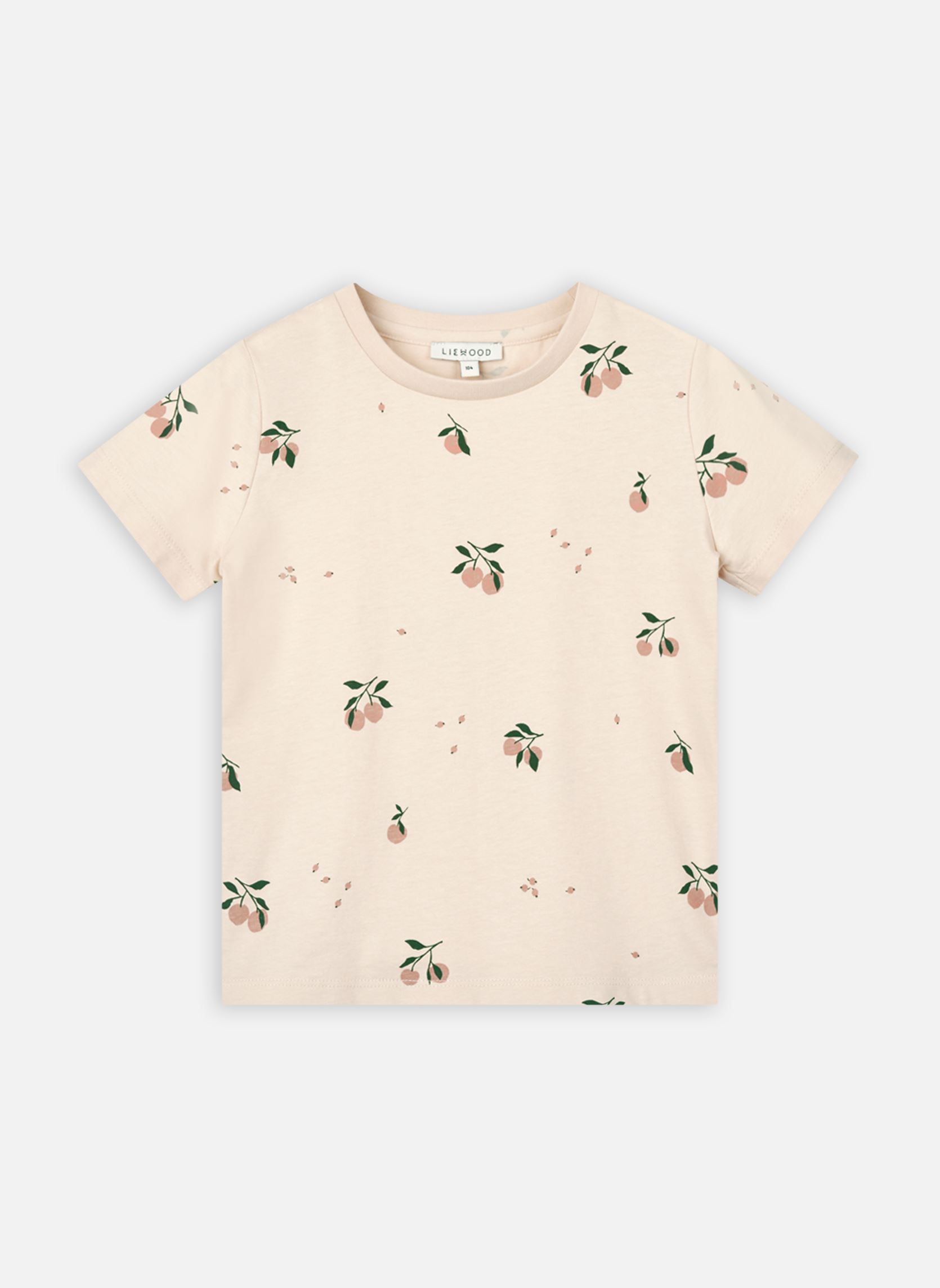 Tee-shirts manches courtes Apia Printed Shortsleeve T-shirt rose Liewood Tee-shirts manches courtes Apia Printed Shortsleeve T-shirt rose PEACH / SEA SHELL