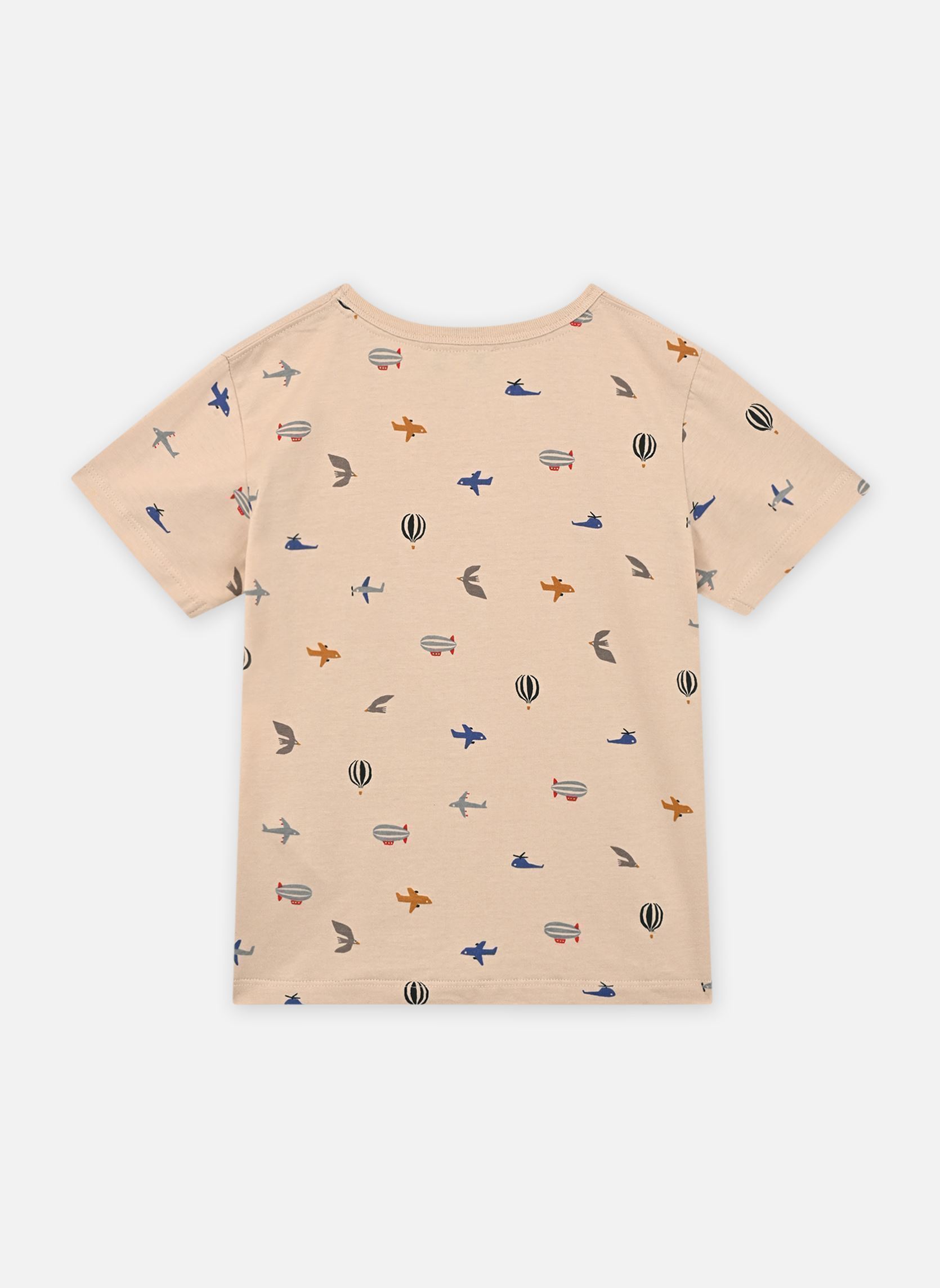 Tee-shirts manches courtes Apia Printed Shortsleeve T-shirt blanc Liewood Tee-shirts manches courtes Apia Printed Shortsleeve T-shirt blanc AVIATOR / ECRU