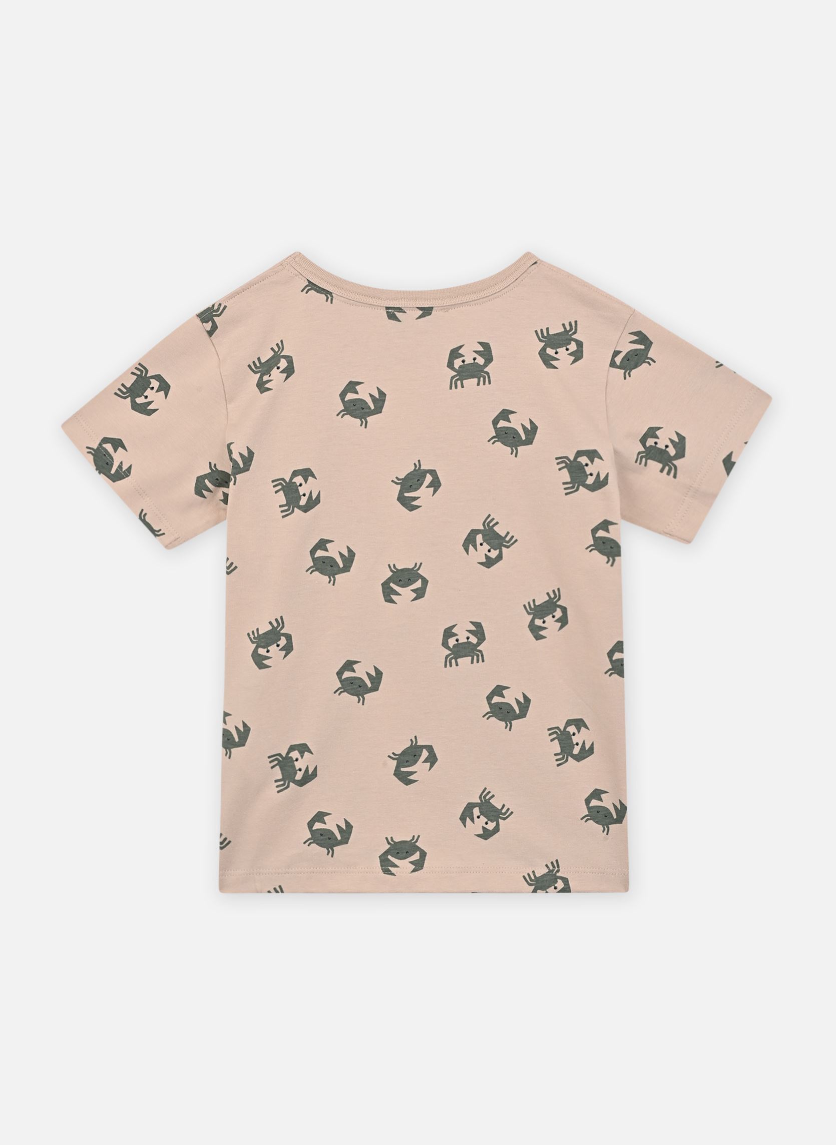 Tee-shirts manches courtes Apia Printed Shortsleeve T-shirt blanc Liewood Tee-shirts manches courtes Apia Printed Shortsleeve T-shirt blanc CRAB / SANDY