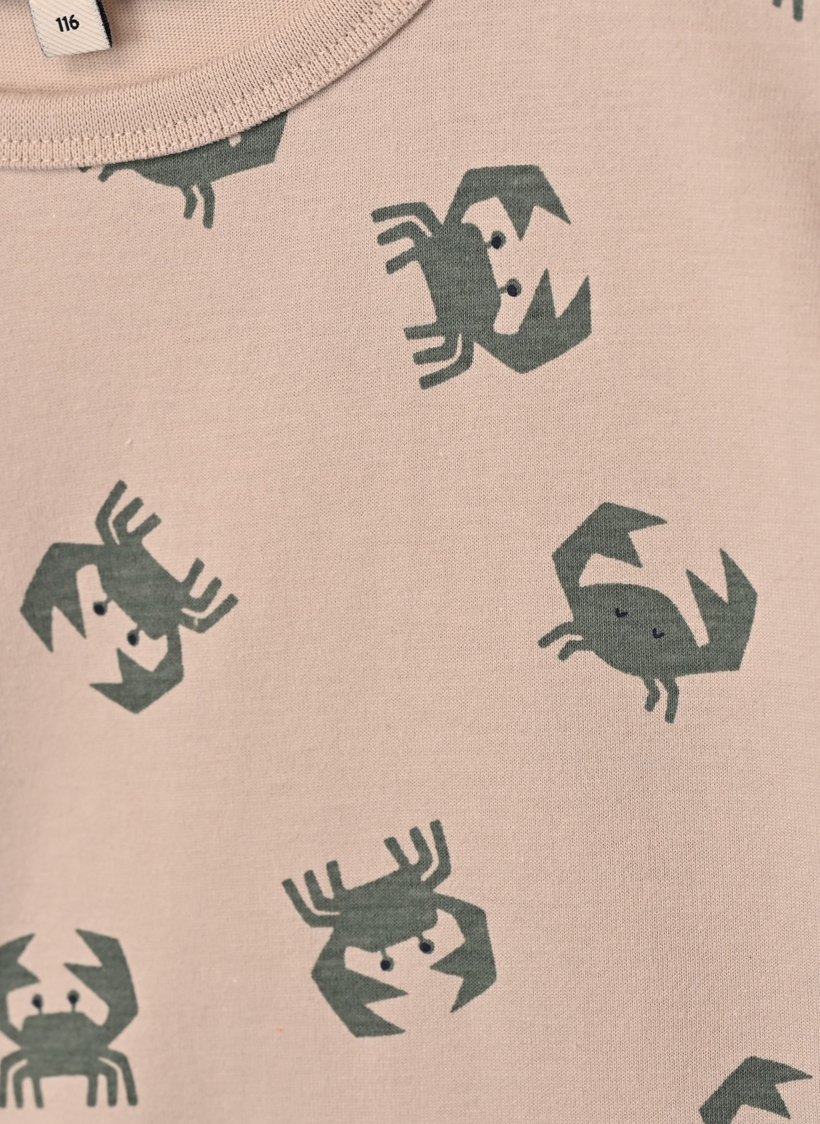 Tee-shirts manches courtes Apia Printed Shortsleeve T-shirt blanc Liewood Tee-shirts manches courtes Apia Printed Shortsleeve T-shirt blanc CRAB / SANDY