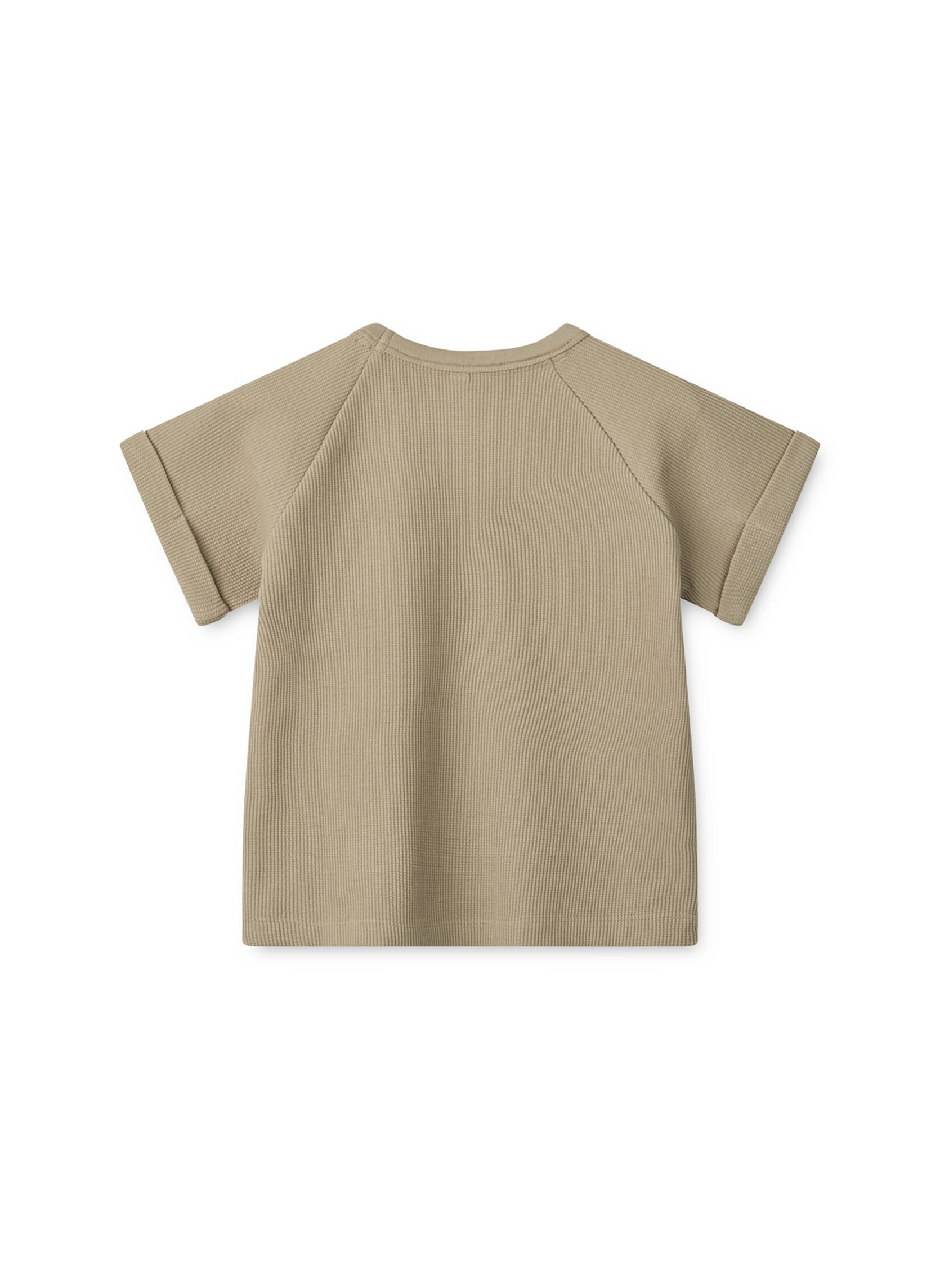 Tee-shirts manches courtes Nilo Waffle t-shirt blanc Liewood Tee-shirts manches courtes Nilo Waffle t-shirt blanc Mist