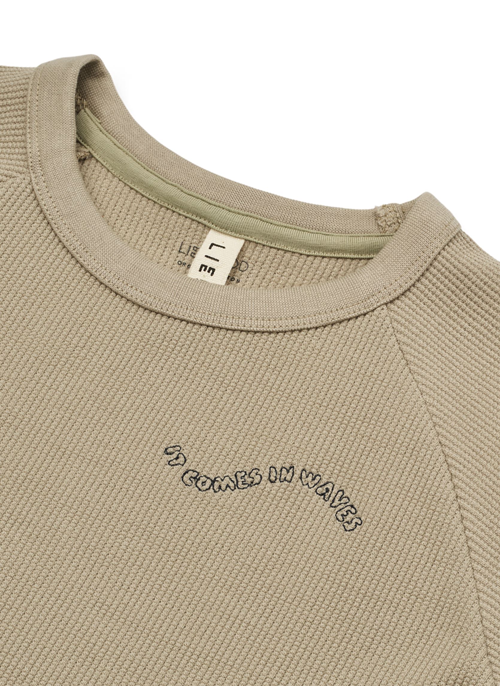 Tee-shirts manches courtes Nilo Waffle t-shirt blanc Liewood Tee-shirts manches courtes Nilo Waffle t-shirt blanc Mist