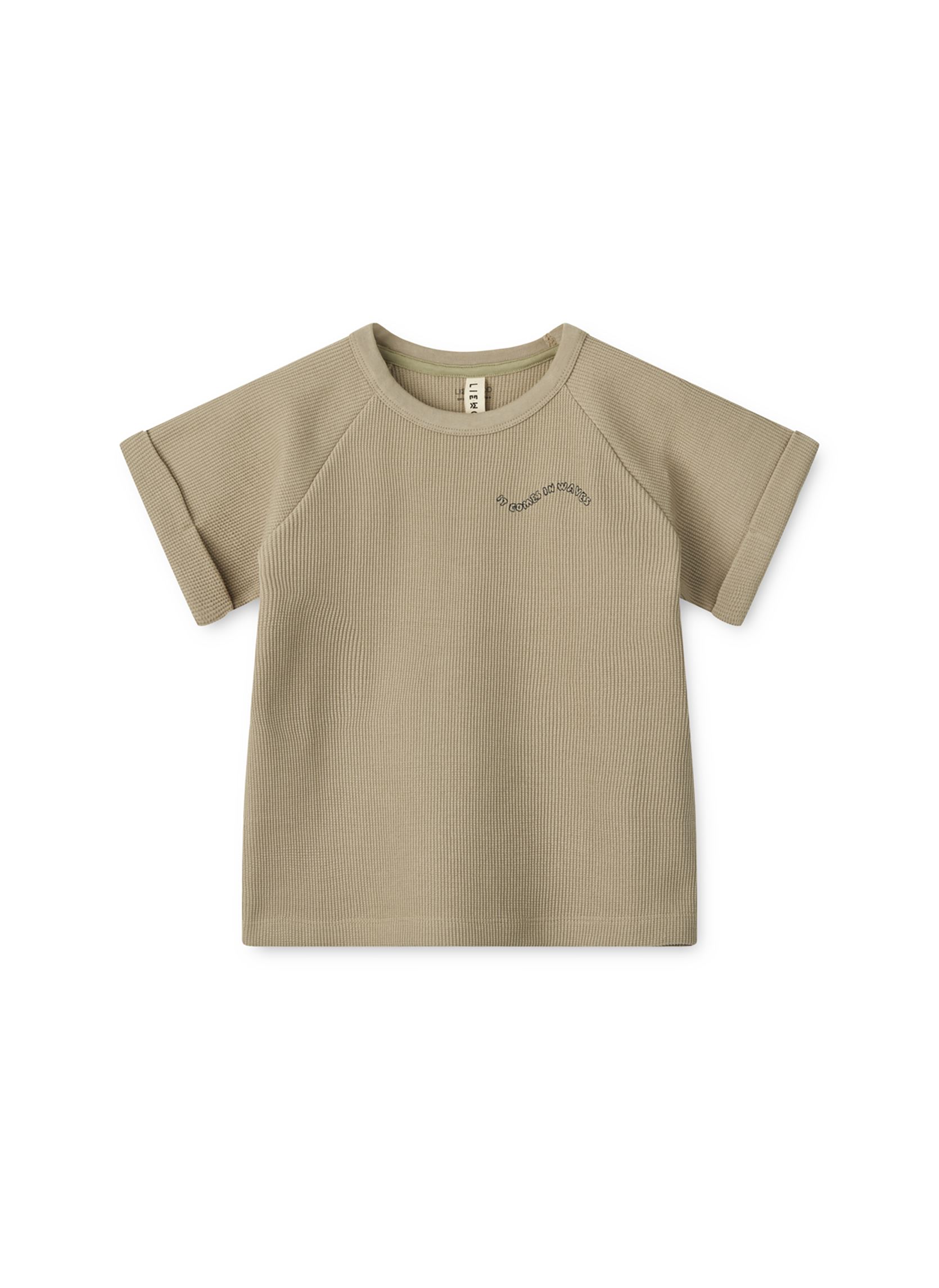 Tee-shirts manches courtes Nilo Waffle t-shirt blanc Liewood Tee-shirts manches courtes Nilo Waffle t-shirt blanc Mist