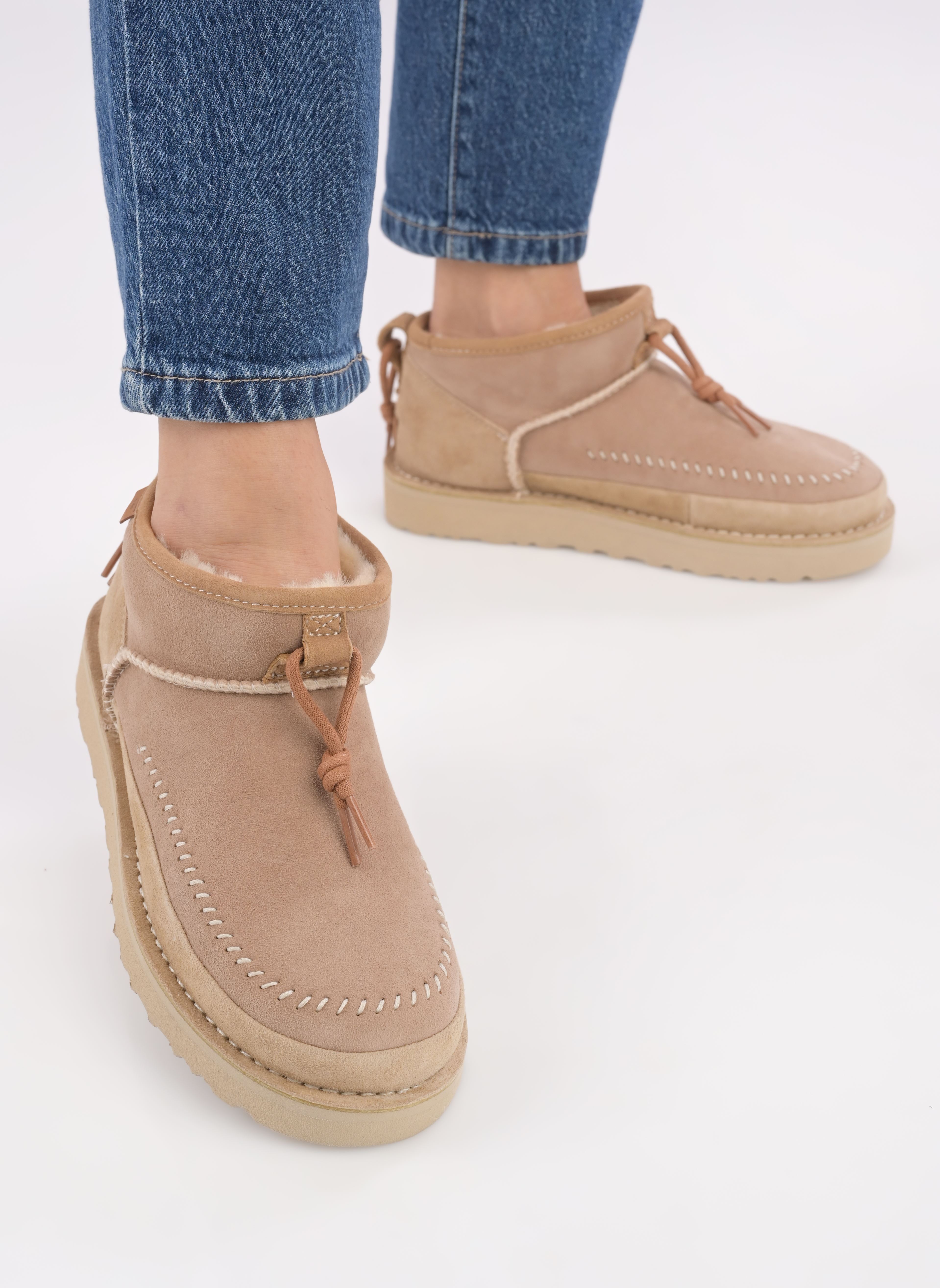 Botines forrados ULTRA MINI CRAFTED REGENERATE mujer beige UGG Botines forrados ULTRA MINI CRAFTED REGENERATE mujer beige SAND