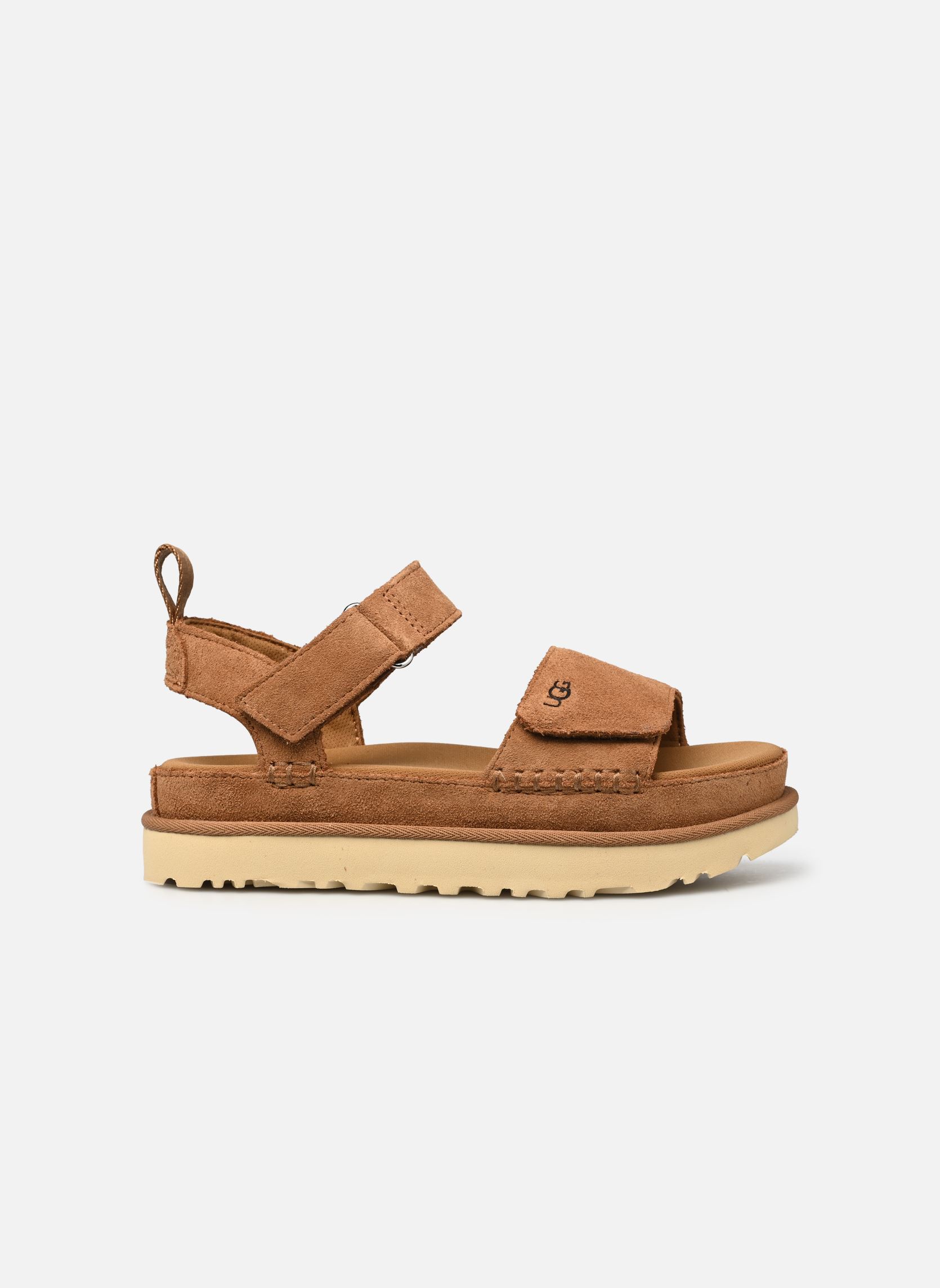 Sandales compensées et plateformes W Goldenstar femme marron UGG Sandales compensées et plateformes W Goldenstar femme marron CHESTNUT