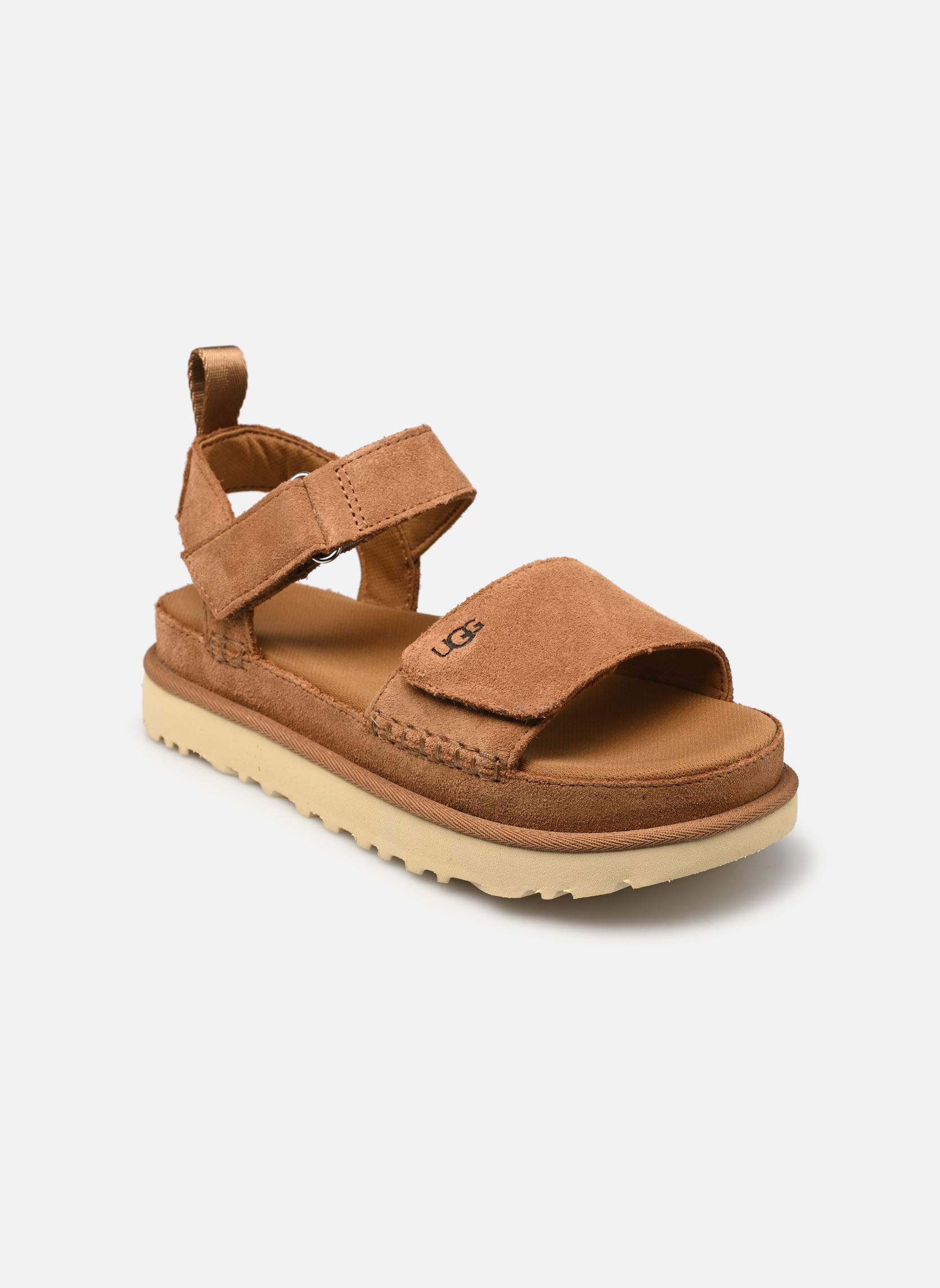 Sandales compensées et plateformes W Goldenstar femme marron UGG Sandales compensées et plateformes W Goldenstar femme marron CHESTNUT