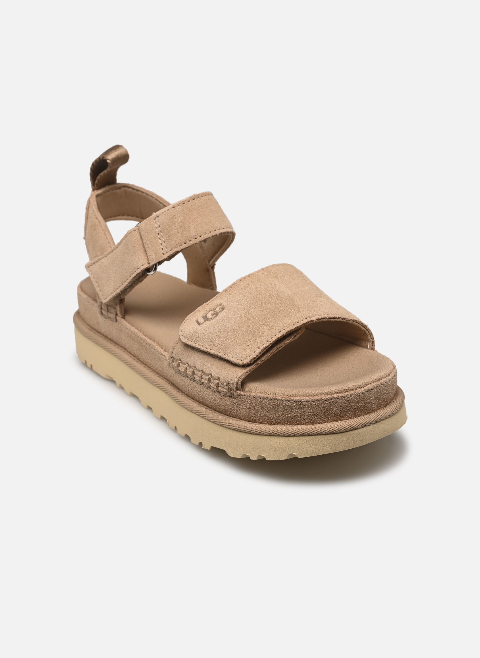 Sandalias y plataformas de cuña W Goldenstar mujer beige UGG Sandalias y plataformas de cuña W Goldenstar mujer beige SAND