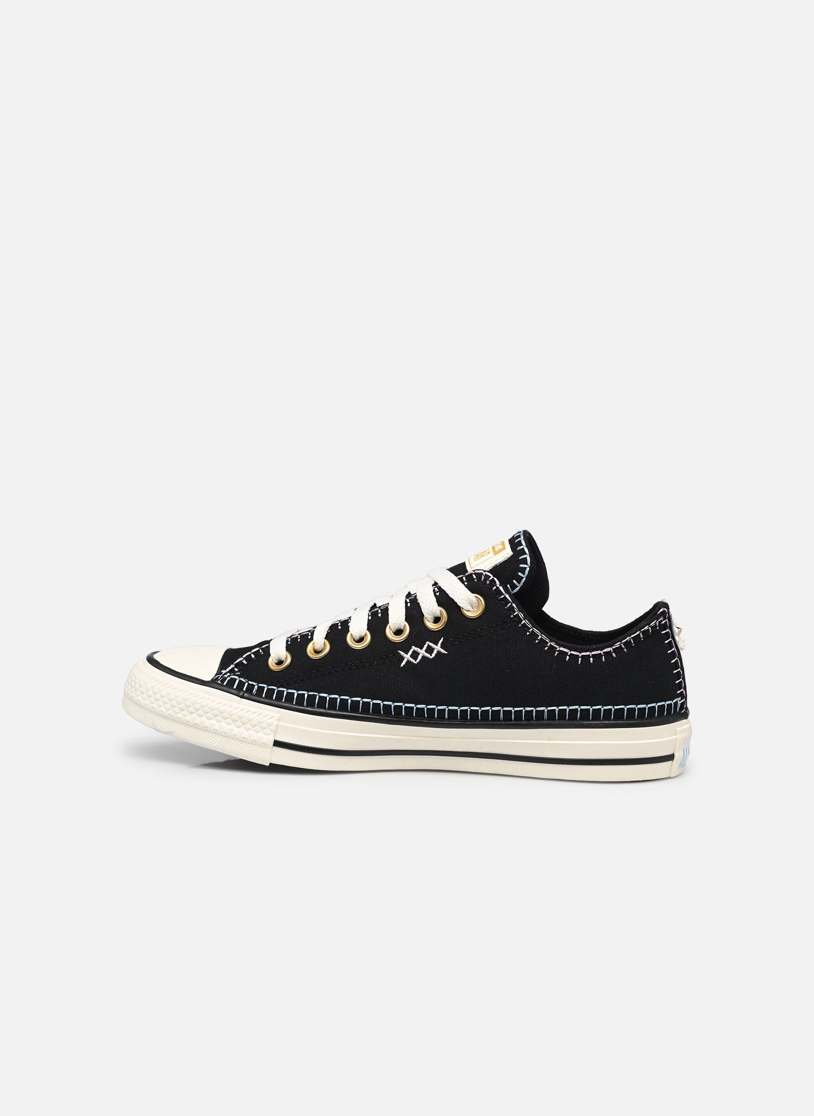 Baskets toile Chuck Taylor All Star Canvas Stitch Sich femme noir Converse Baskets toile Chuck Taylor All Star Canvas Stitch Sich femme noir BLACK