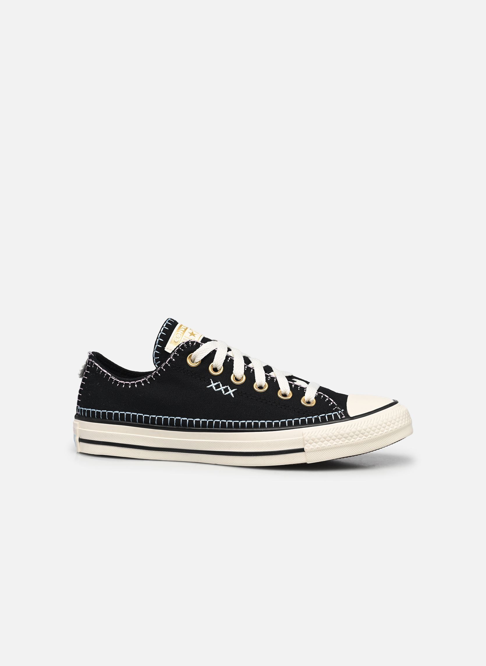 Baskets toile Chuck Taylor All Star Canvas Stitch Sich femme noir Converse Baskets toile Chuck Taylor All Star Canvas Stitch Sich femme noir BLACK