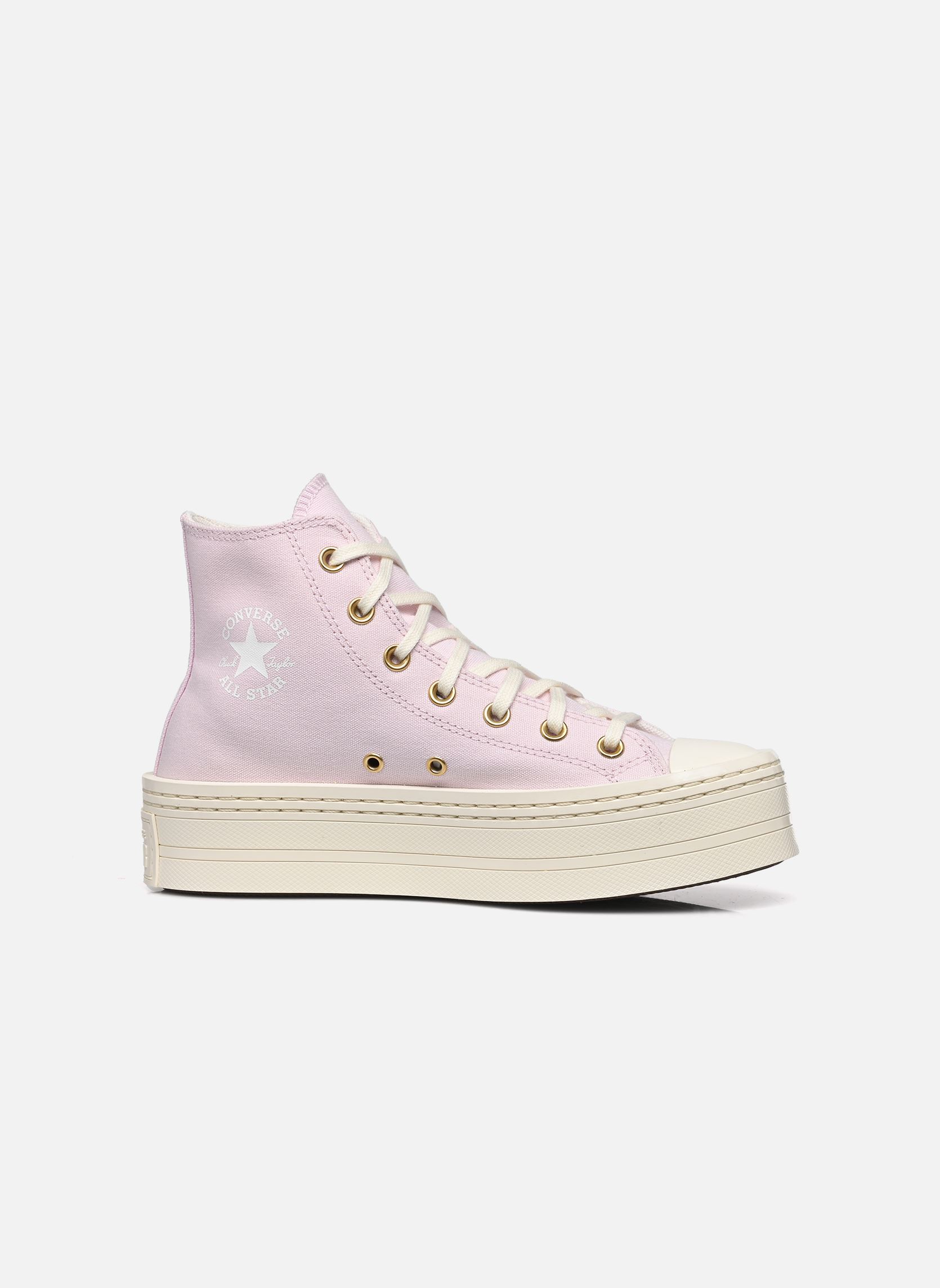 Baskets toile Chuck Taylor All Star Modern Lift Crafte femme violet Converse Baskets toile Chuck Taylor All Star Modern Lift Crafte femme violet DEEP LAVENDER