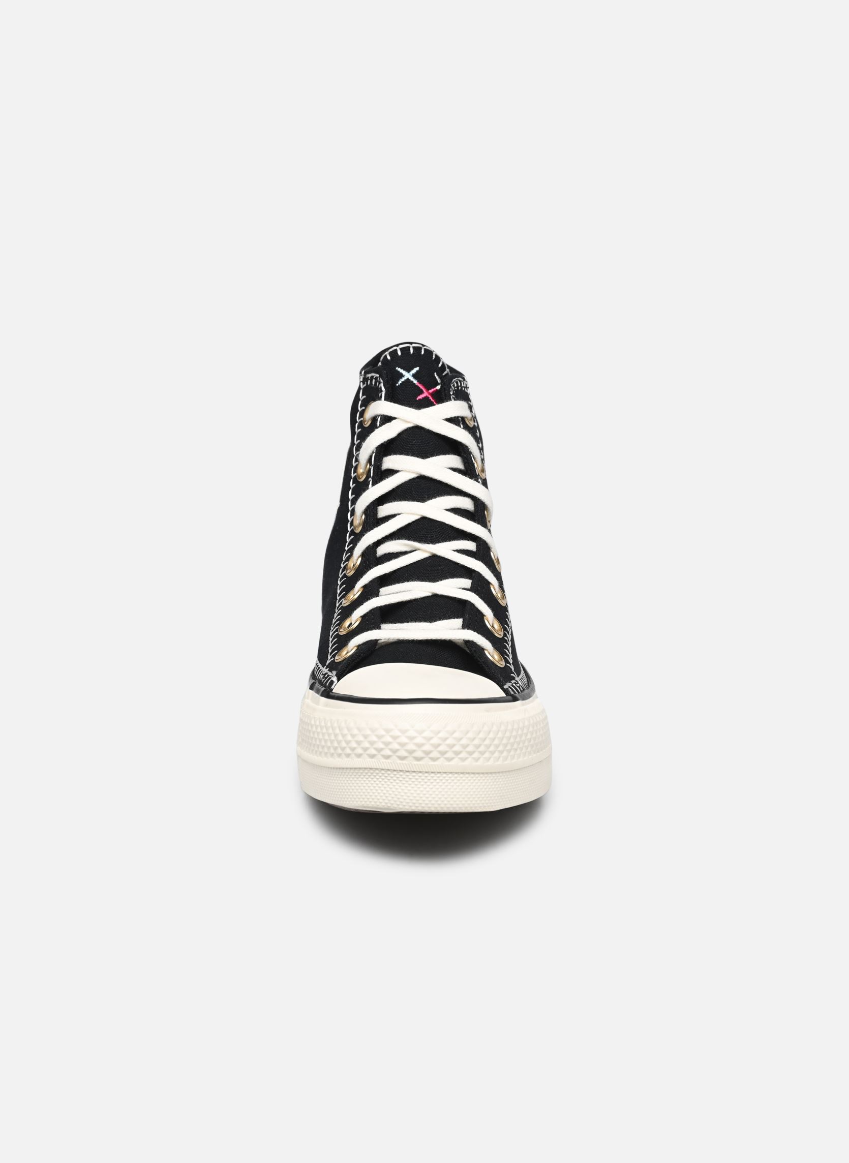 Baskets toile Chuck Taylor All Star Lift Canvas Stitch femme noir Converse Baskets toile Chuck Taylor All Star Lift Canvas Stitch femme noir BLACK