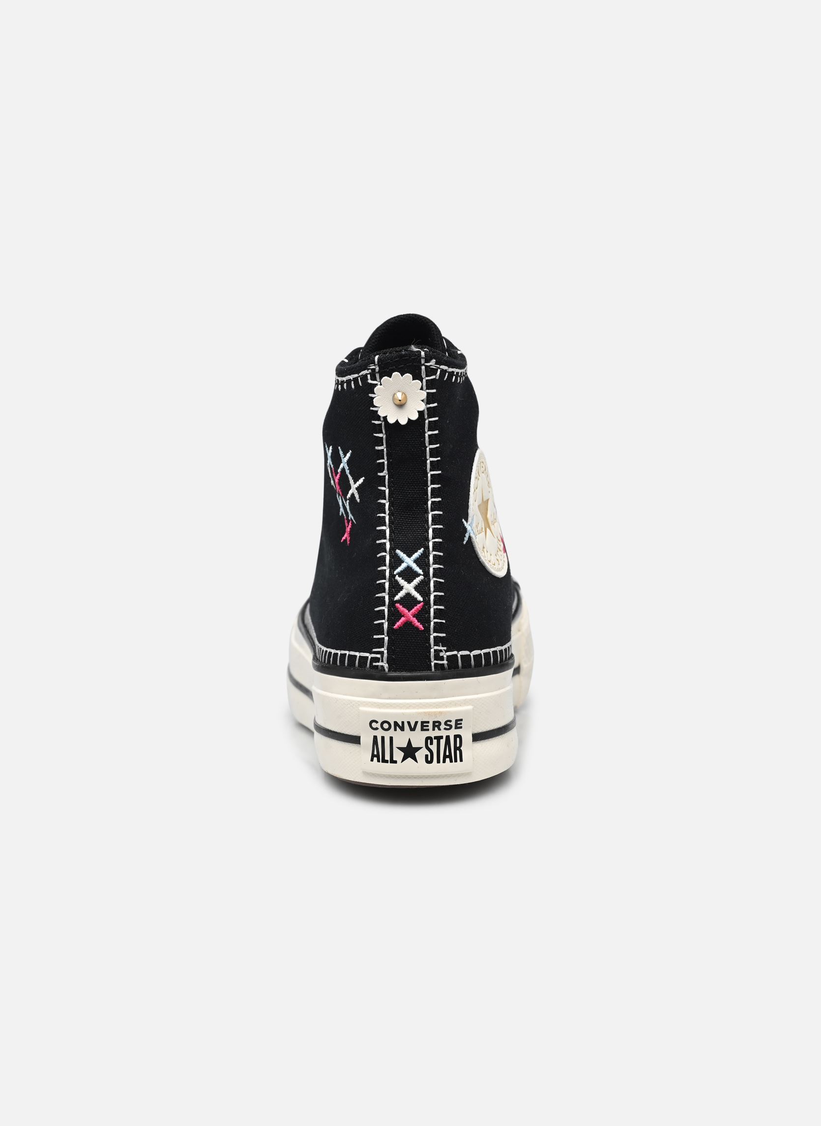 Baskets toile Chuck Taylor All Star Lift Canvas Stitch femme noir Converse Baskets toile Chuck Taylor All Star Lift Canvas Stitch femme noir BLACK
