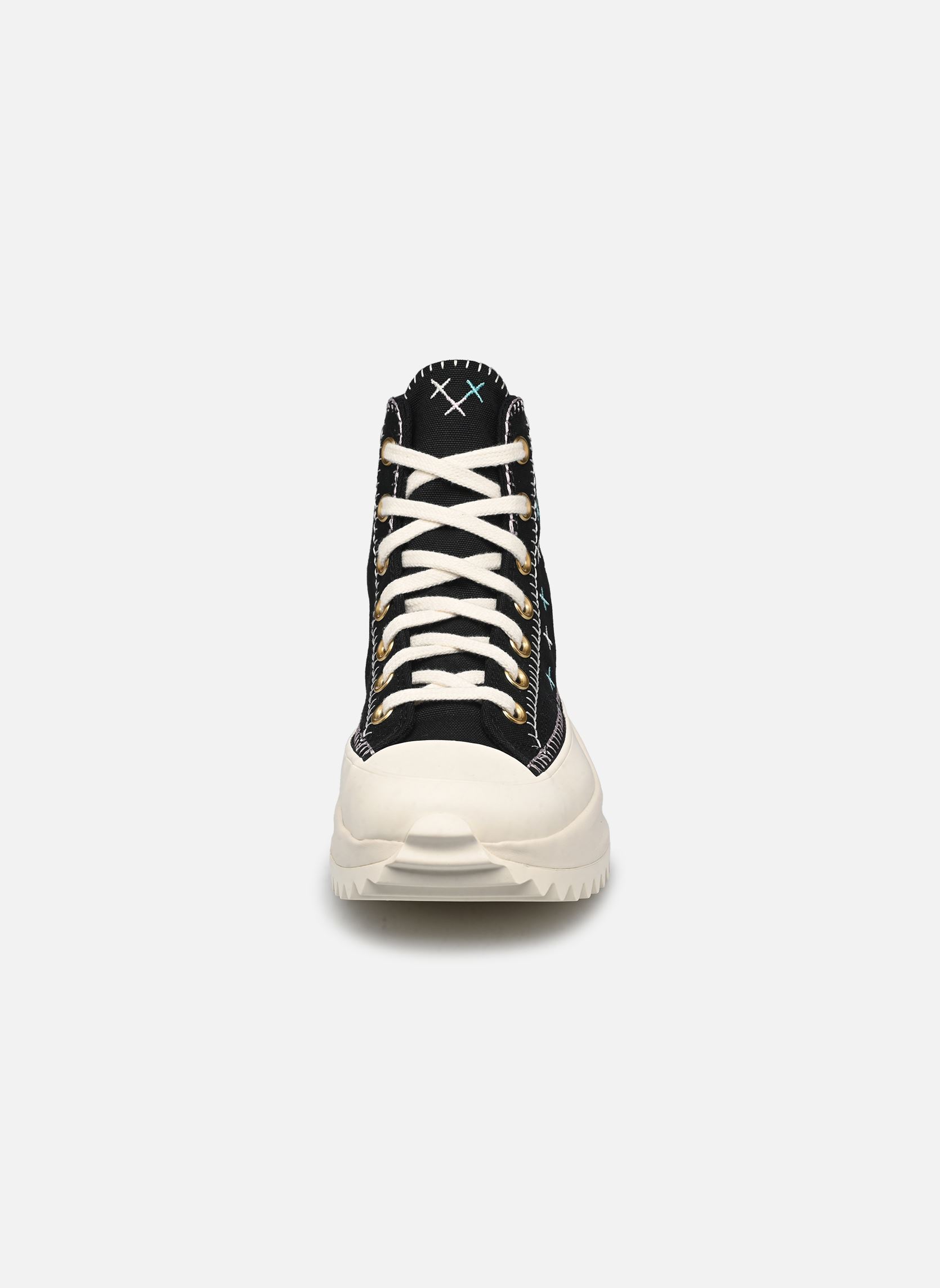 Print sneakers Run Star Hike Stitch Sich Hi dames zwart Converse Print sneakers Run Star Hike Stitch Sich Hi dames zwart BLACK