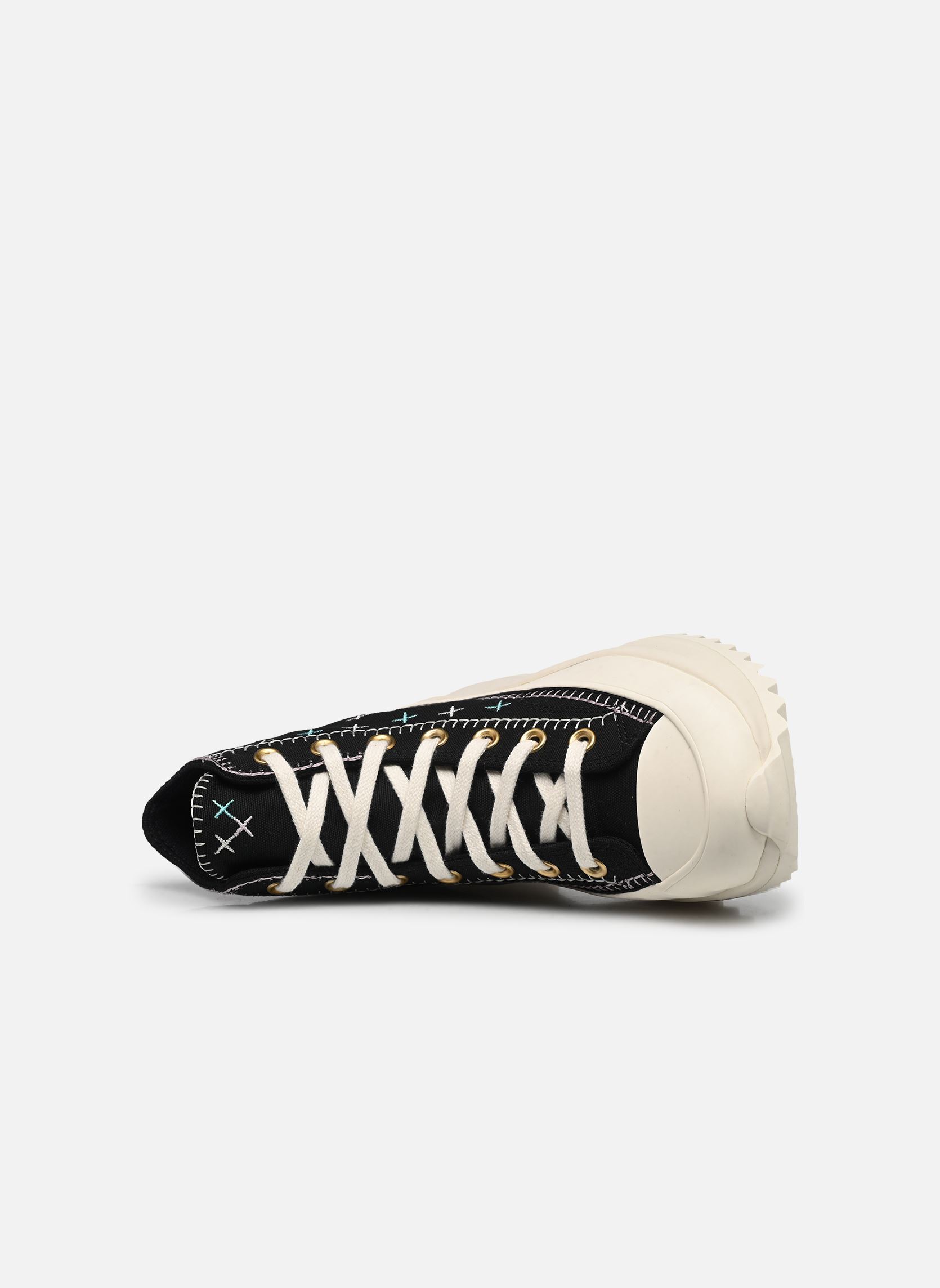 Print sneakers Run Star Hike Stitch Sich Hi dames zwart Converse Print sneakers Run Star Hike Stitch Sich Hi dames zwart BLACK