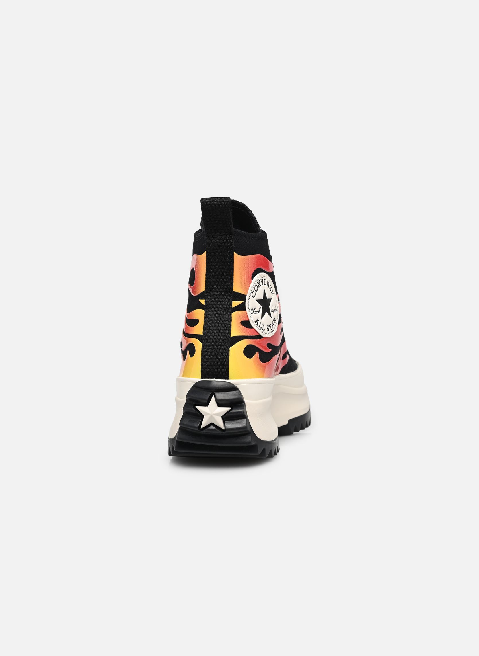 Leinen-Sneaker Run Star Hike Flame Check Hi damen schwarz Converse Leinen-Sneaker Run Star Hike Flame Check Hi damen schwarz BLACK