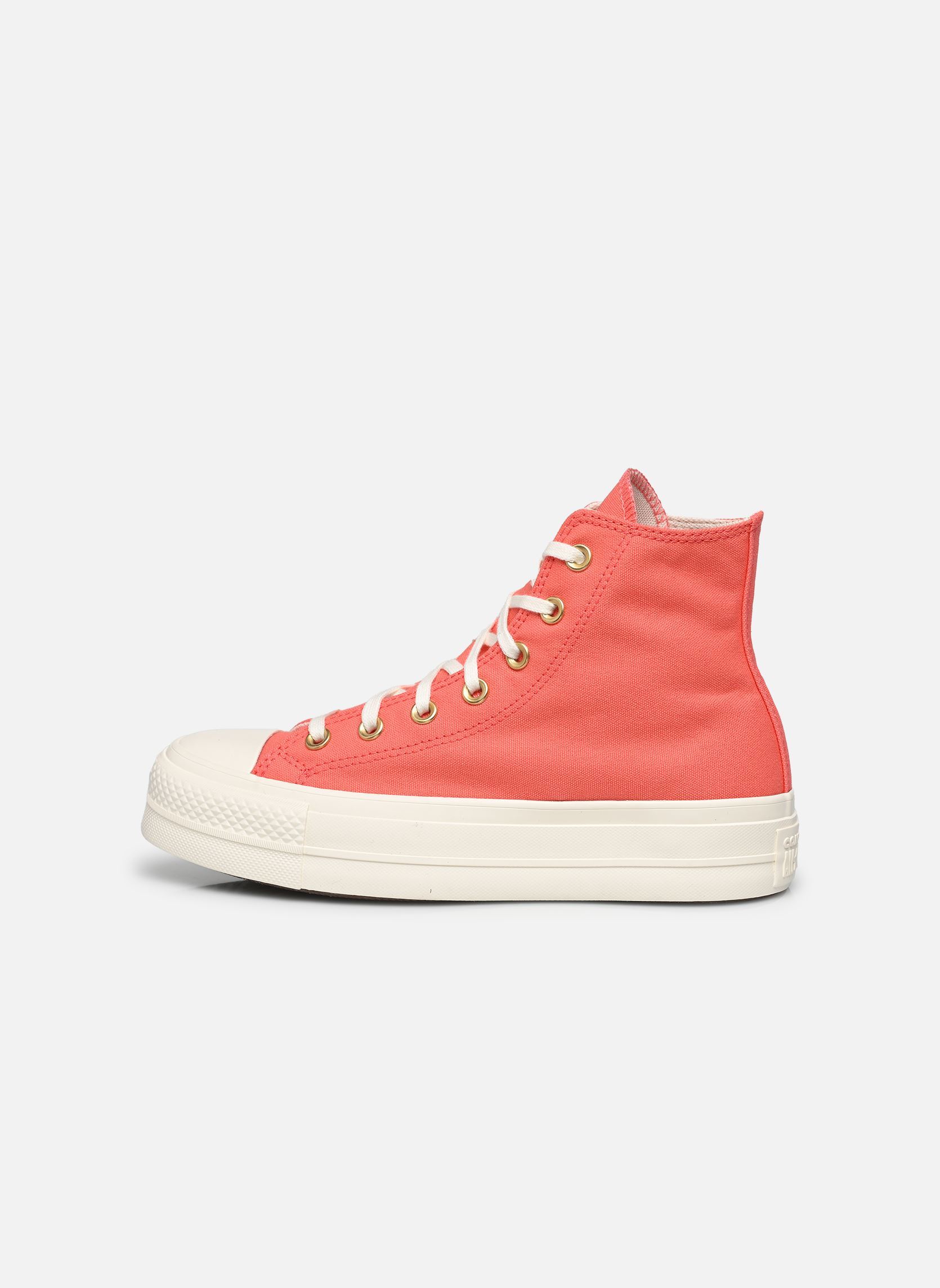 Baskets toile Chuck Taylor All Star Lift Canvas Crafte femme rose Converse Baskets toile Chuck Taylor All Star Lift Canvas Crafte femme rose RASPBERRY
