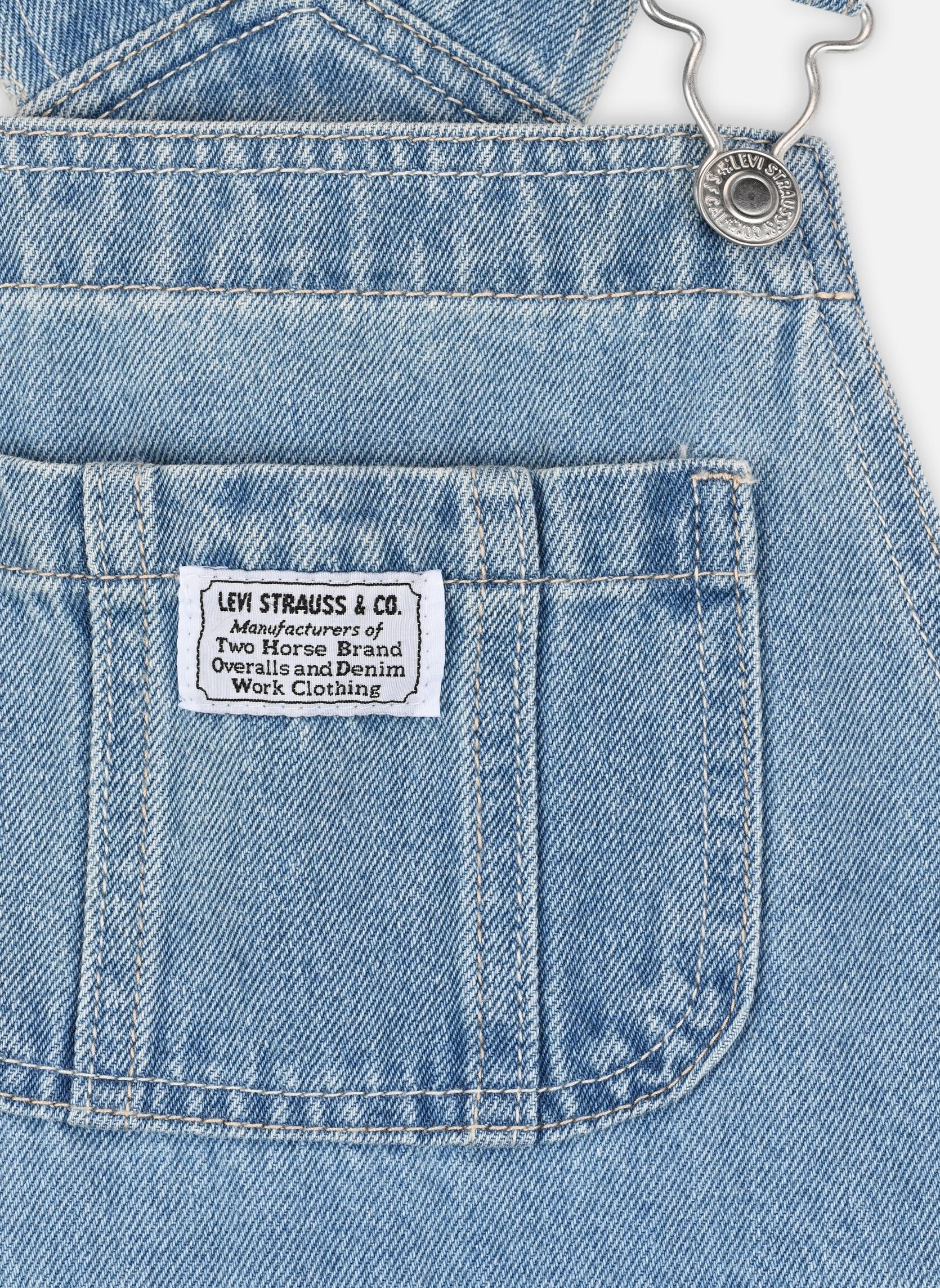 Petos Levi's Classic Denim Shortalls niña azul Levi's Kids Petos Levi's Classic Denim Shortalls niña azul Clear Skies