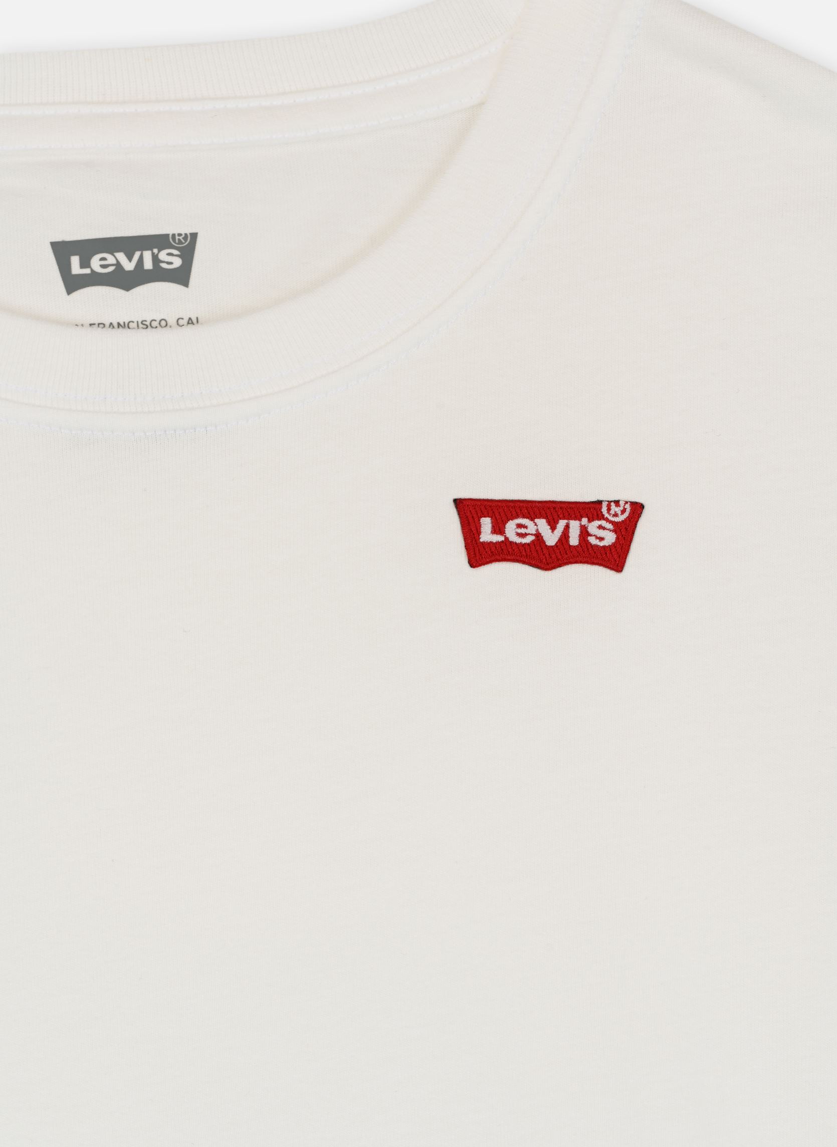 Tee-shirts manches courtes Levi's Batwing Chest Hit garçon blanc Levi's Kids Tee-shirts manches courtes Levi's Batwing Chest Hit garçon blanc WHITE