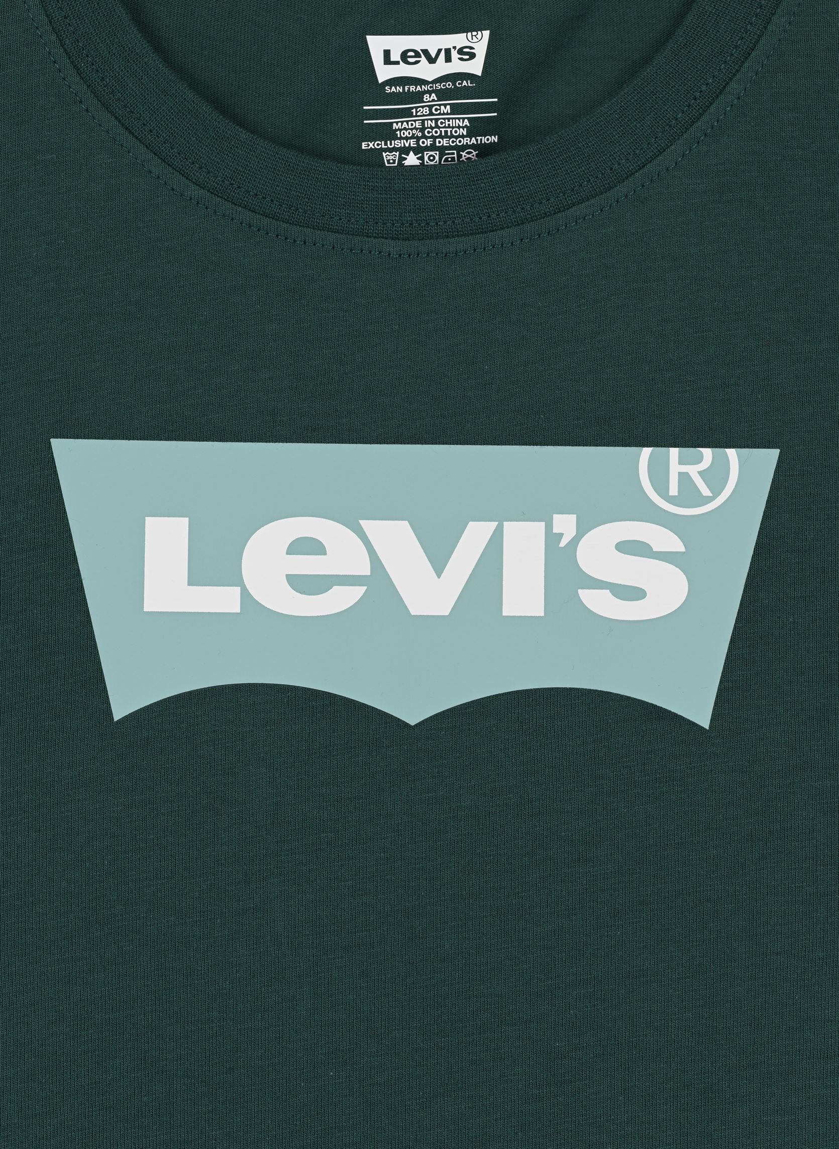 Tee-shirts manches courtes Levi's Batwing Tee garçon vert Levi's Kids Tee-shirts manches courtes Levi's Batwing Tee garçon vert Bistro Green