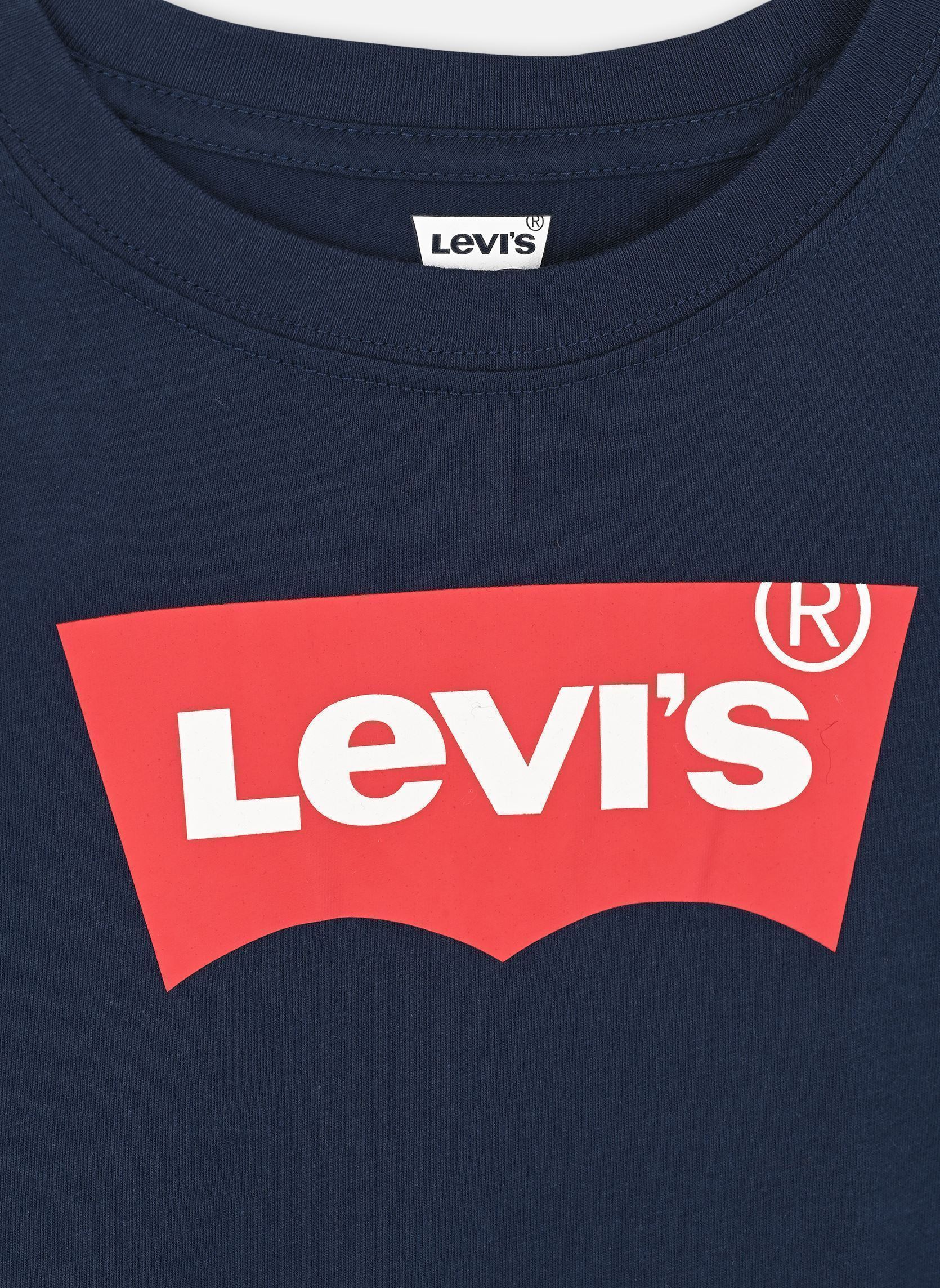 Tee-shirts manches courtes Levi's Batwing Tee garçon bleu Levi's Kids Tee-shirts manches courtes Levi's Batwing Tee garçon bleu Dress Blues