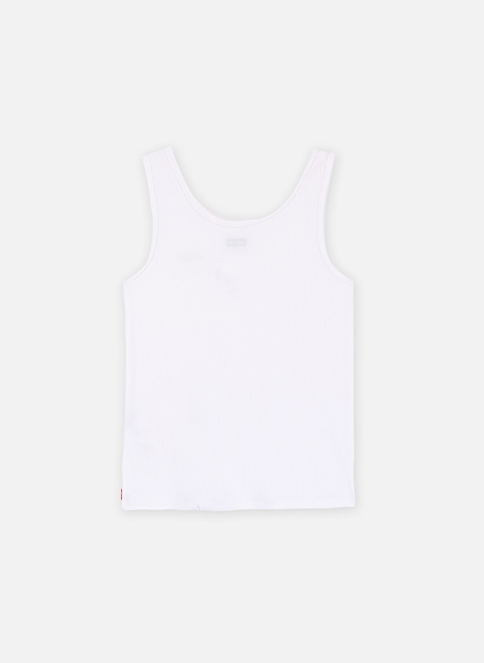 Débardeurs Levi's Meet and Greet Ribbed Tank Top fille blanc Levi's Kids Débardeurs Levi's Meet and Greet Ribbed Tank Top fille blanc Bright white