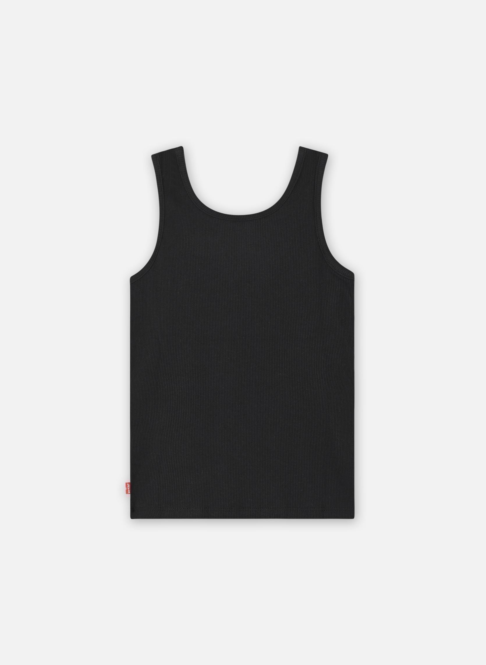 Tanktops Levi's Meet and Greet Ribbed Tank Top mädchen schwarz Levi's Kids Tanktops Levi's Meet and Greet Ribbed Tank Top mädchen schwarz Black